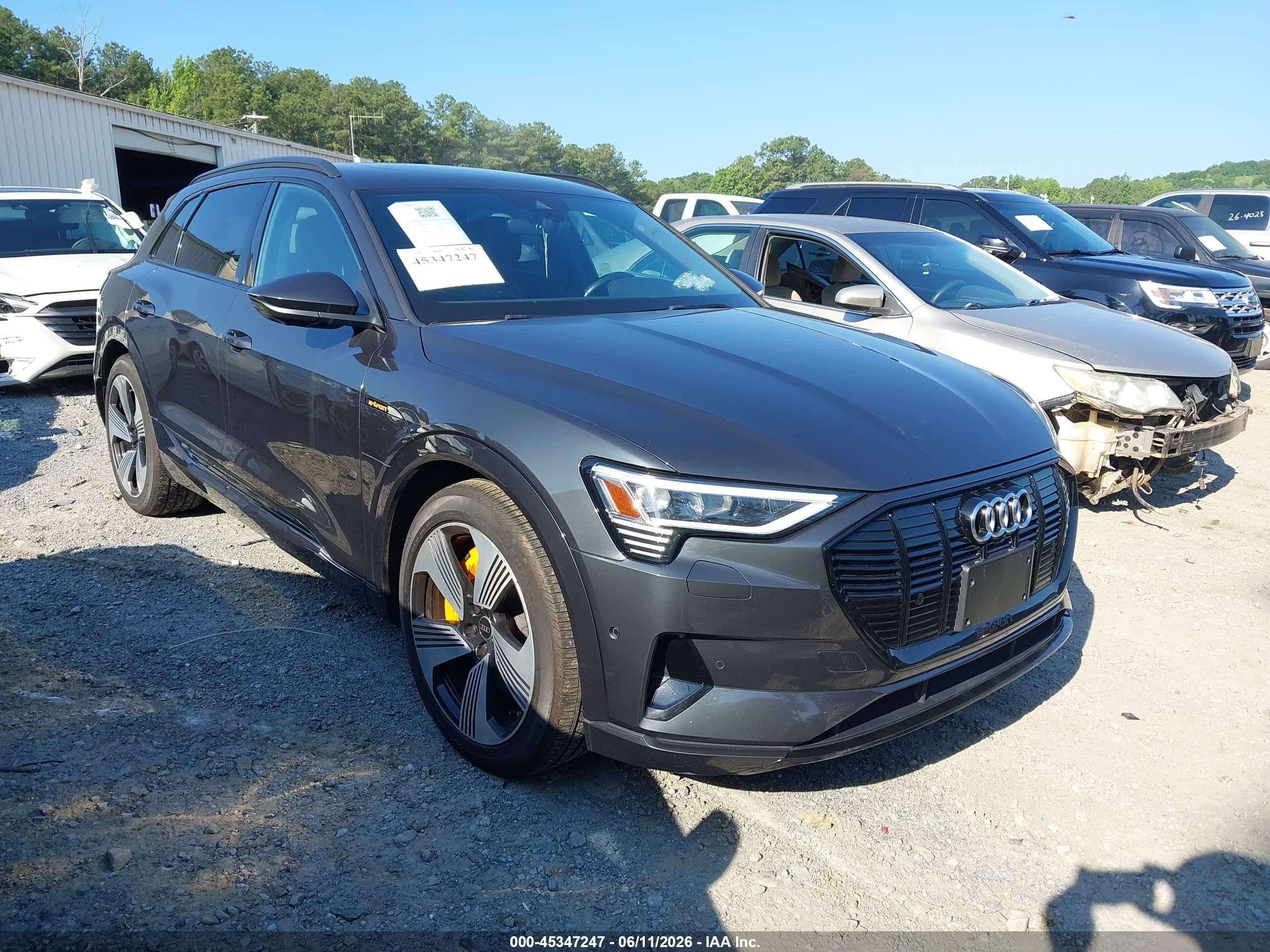2022 Audi e-tron Premium Plus, VIN WA1LAAGEXNB012597 — Rear end