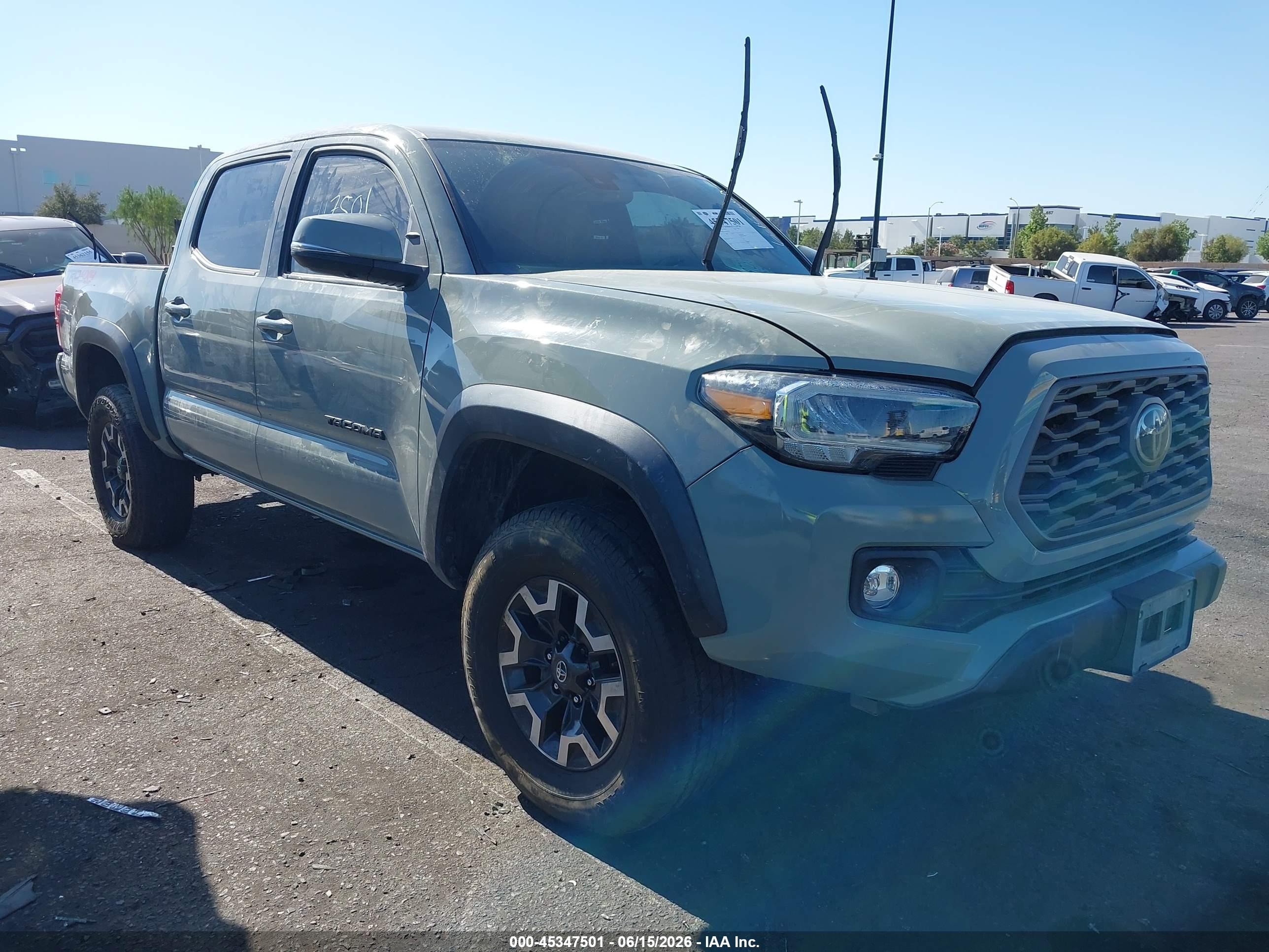 2022 Toyota Tacoma TRD Sport, VIN 3TMCZ5AN2NM522708 — Fresh water flood
