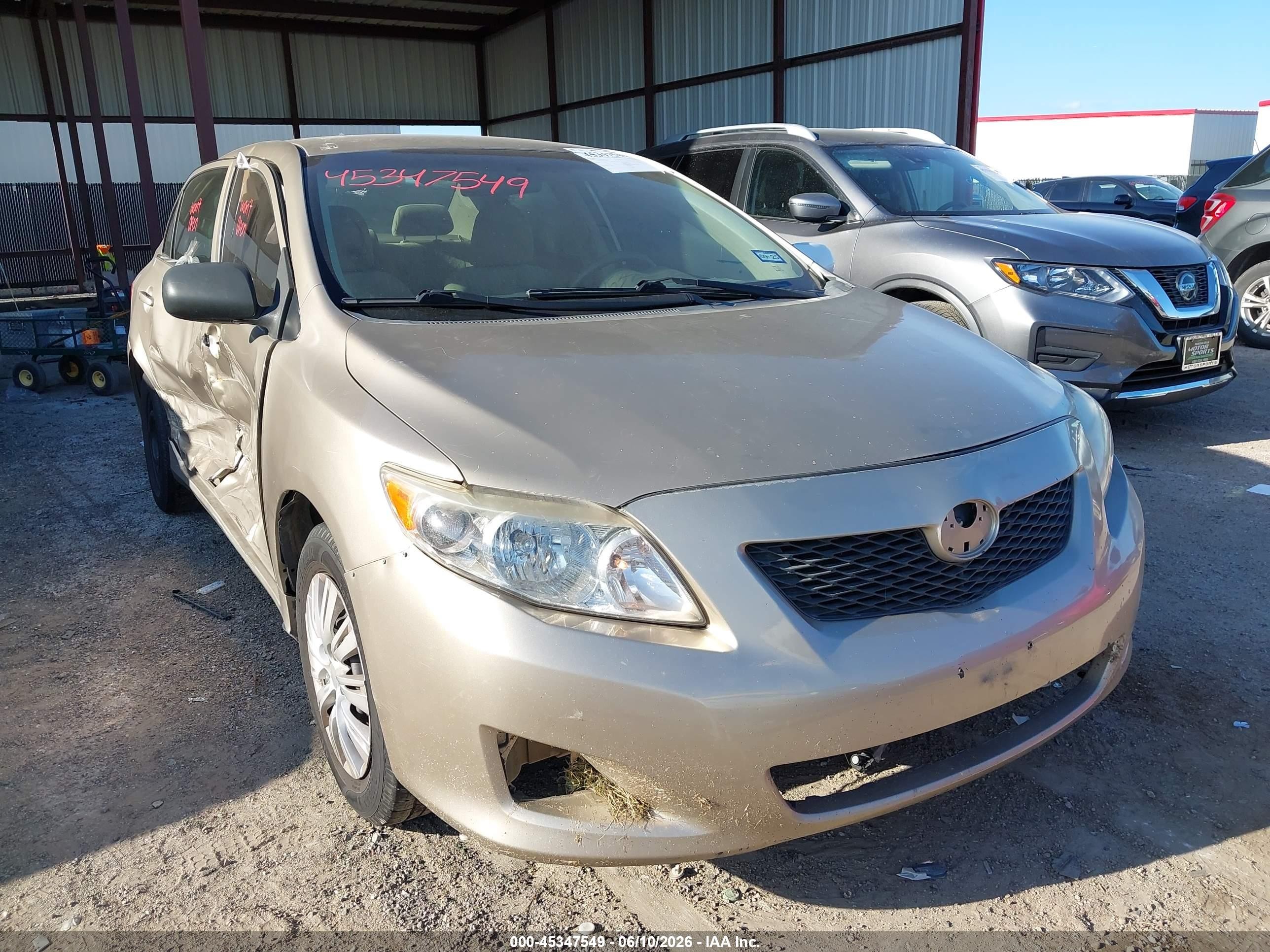 2009 Toyota Corolla LE, VIN 1NXBU40E99Z148617 — Side