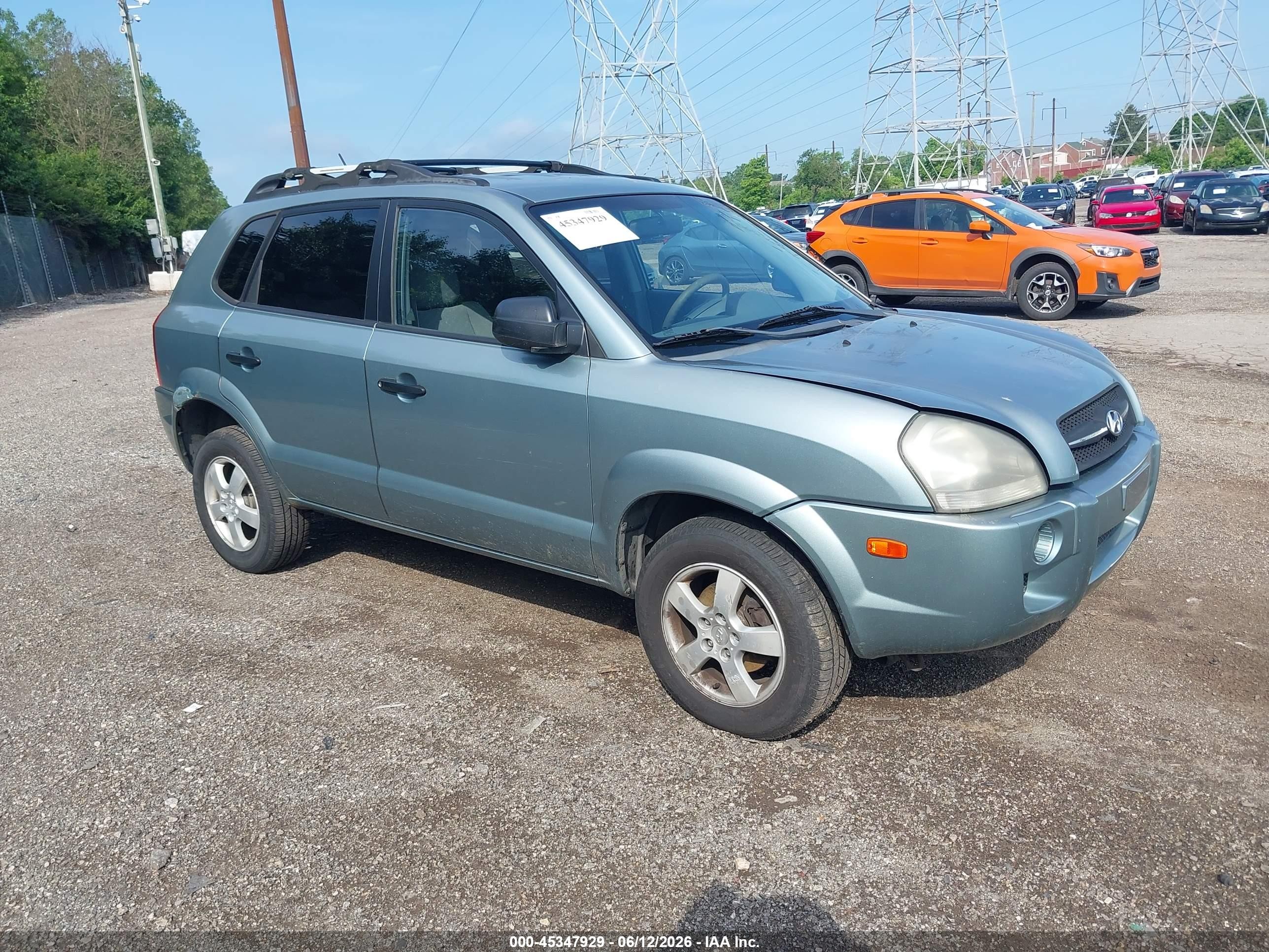 2005 Hyundai Tucson GL, VIN KM8JM12BX5U103032 — Обычный износ