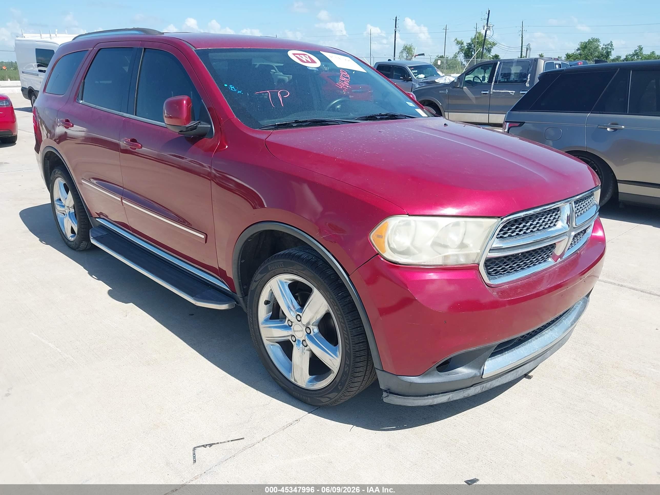 2013 Dodge Durango SXT, VIN 1C4RDHAG8DC683608 — Normal wear