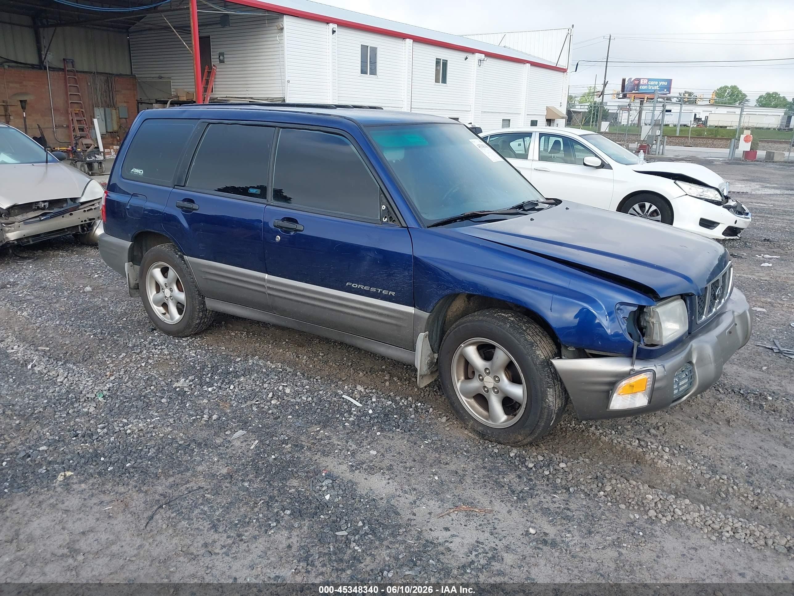 2002 Subaru Forester S, VIN JF1SF65522G711892 — Theft recovery
