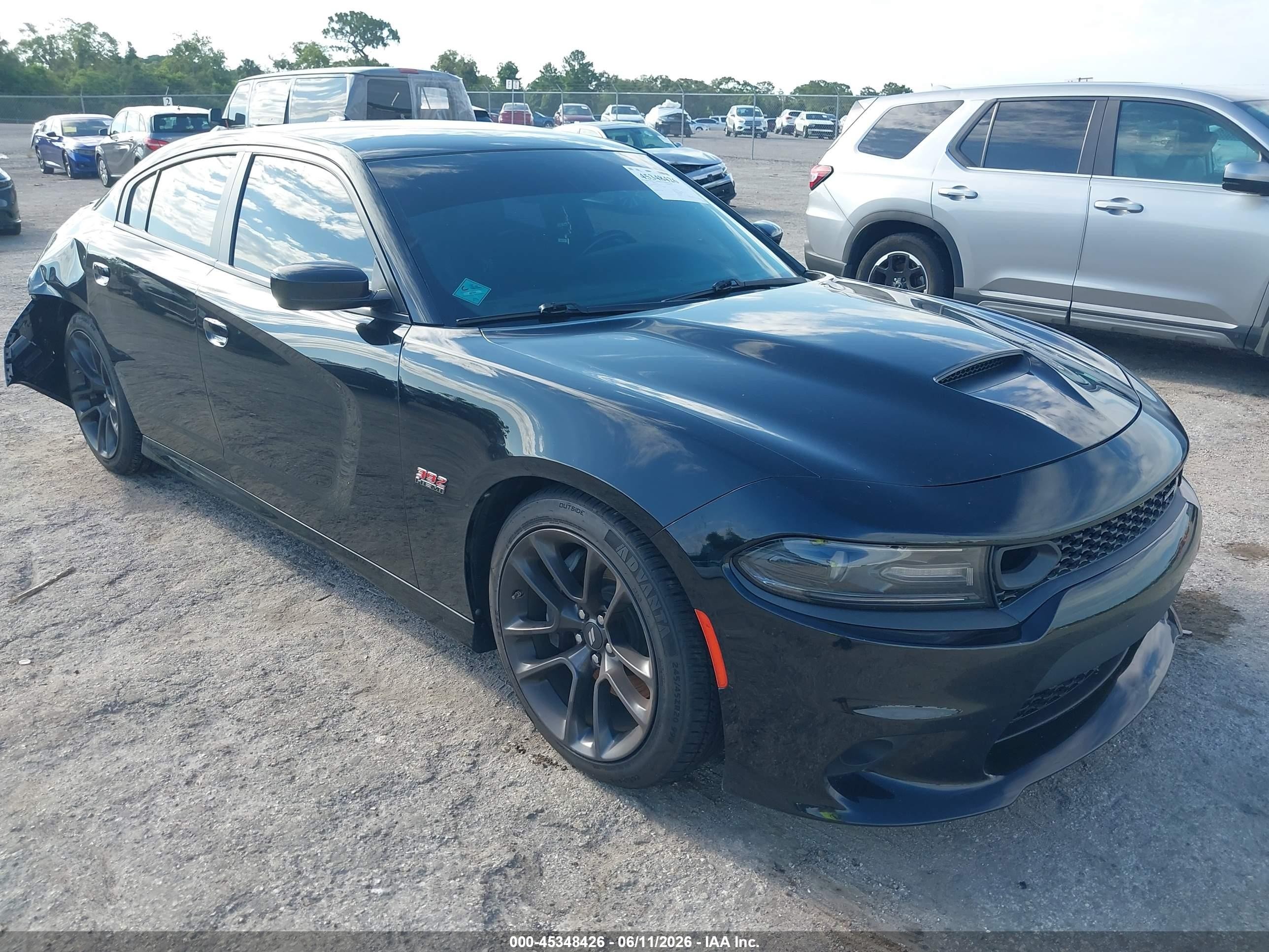 2021 Dodge Charger Scat Pack Widebody, VIN 2C3CDXGJ7MH657957 — Rear end