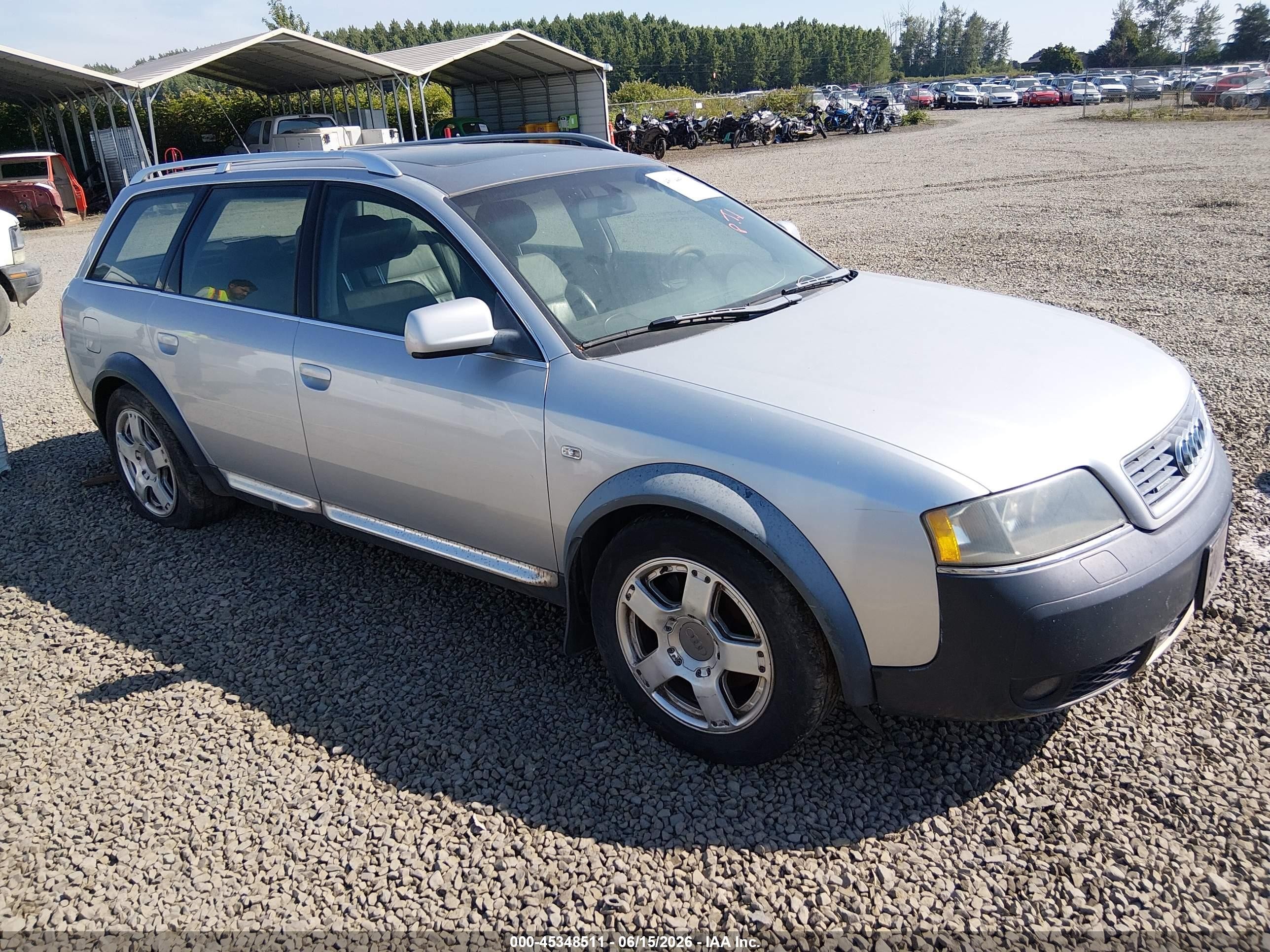 2002 Audi allroad A6 V8, VIN WA1YD54B92N142220 — Обычный износ