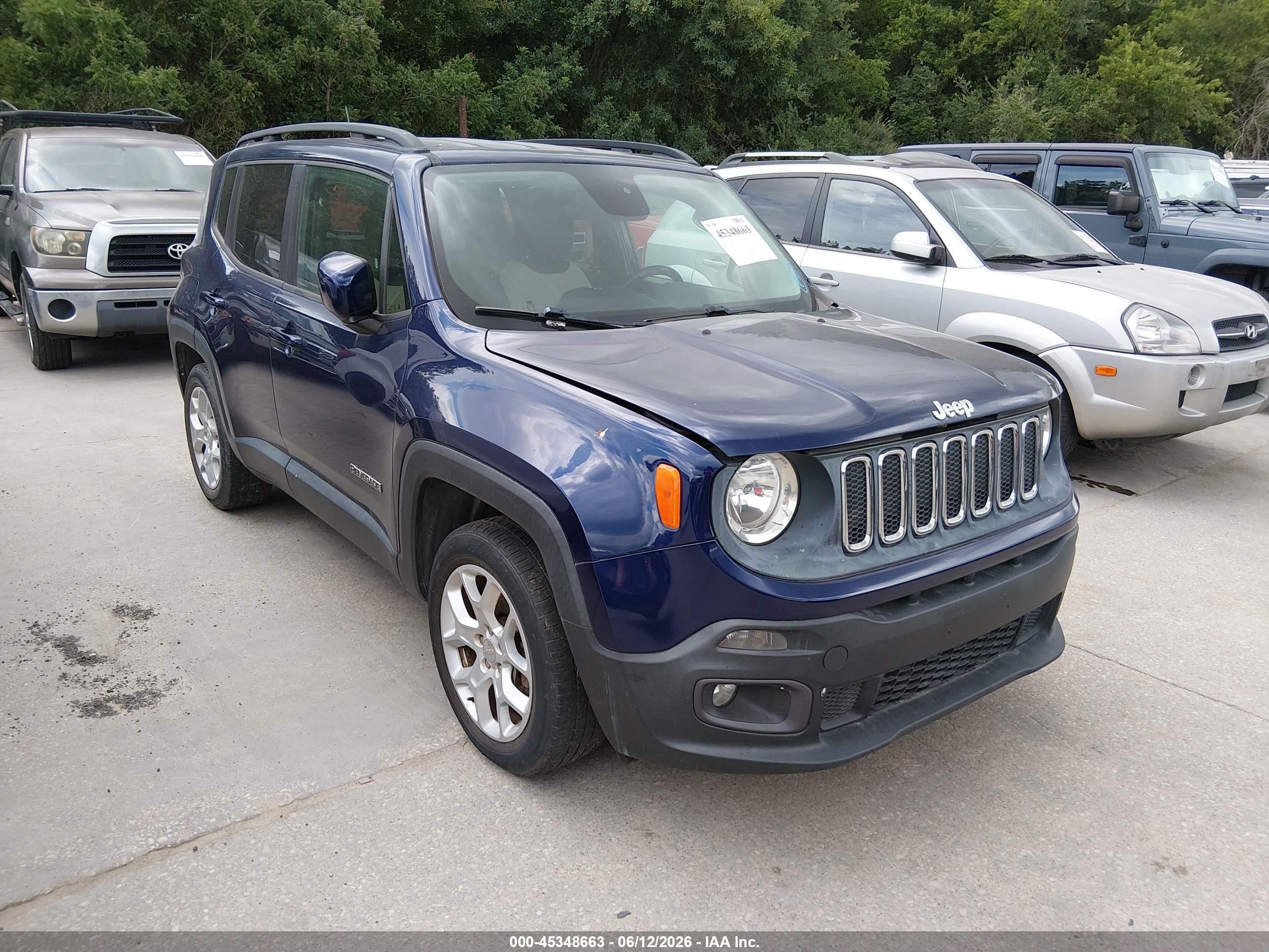 2016 Jeep Renegade Latitude, VIN ZACCJABT1GPC44610 — Электрика