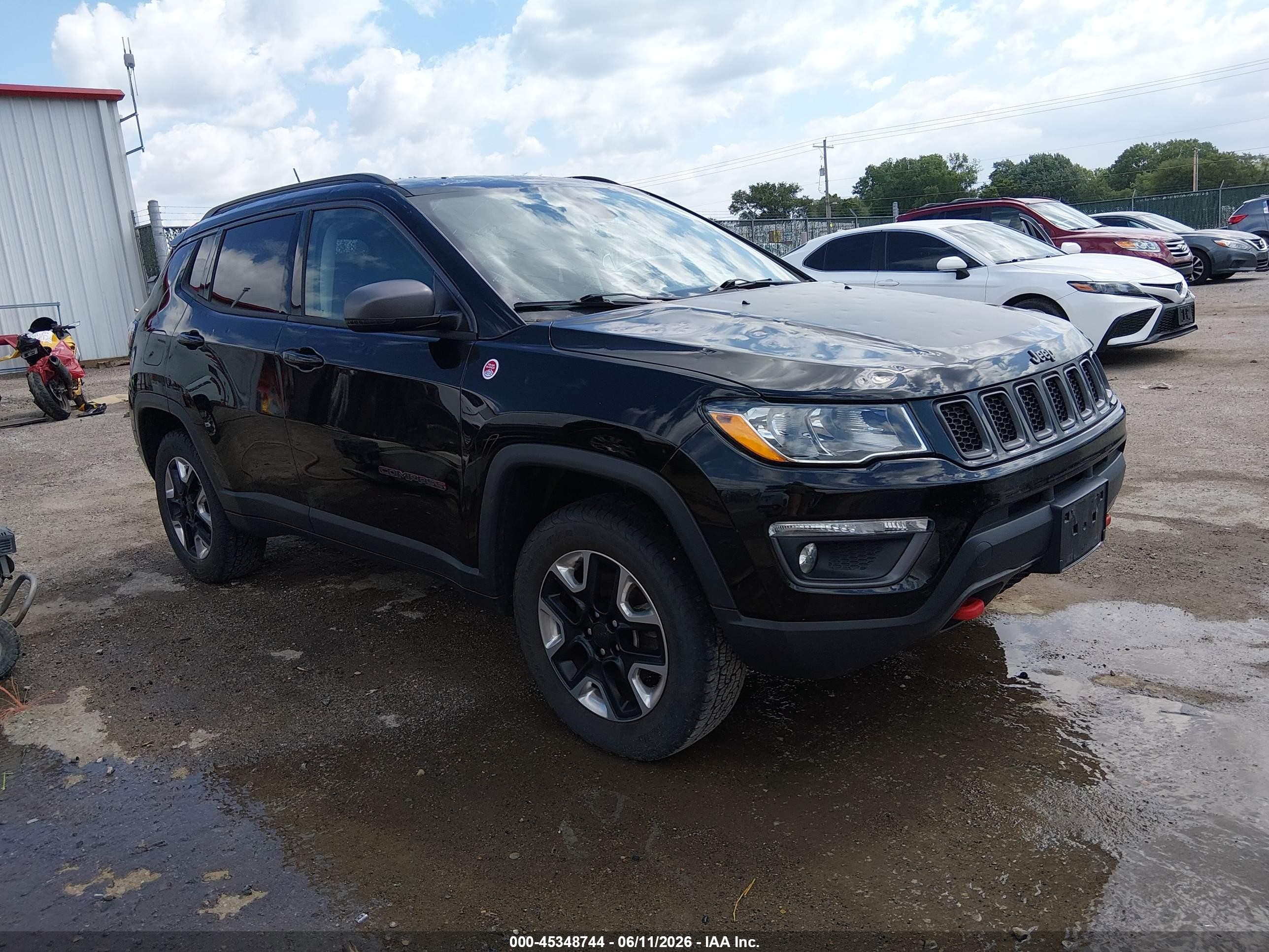 2018 Jeep Compass Trailhawk, VIN 3C4NJDDB9JT307306 — Hail