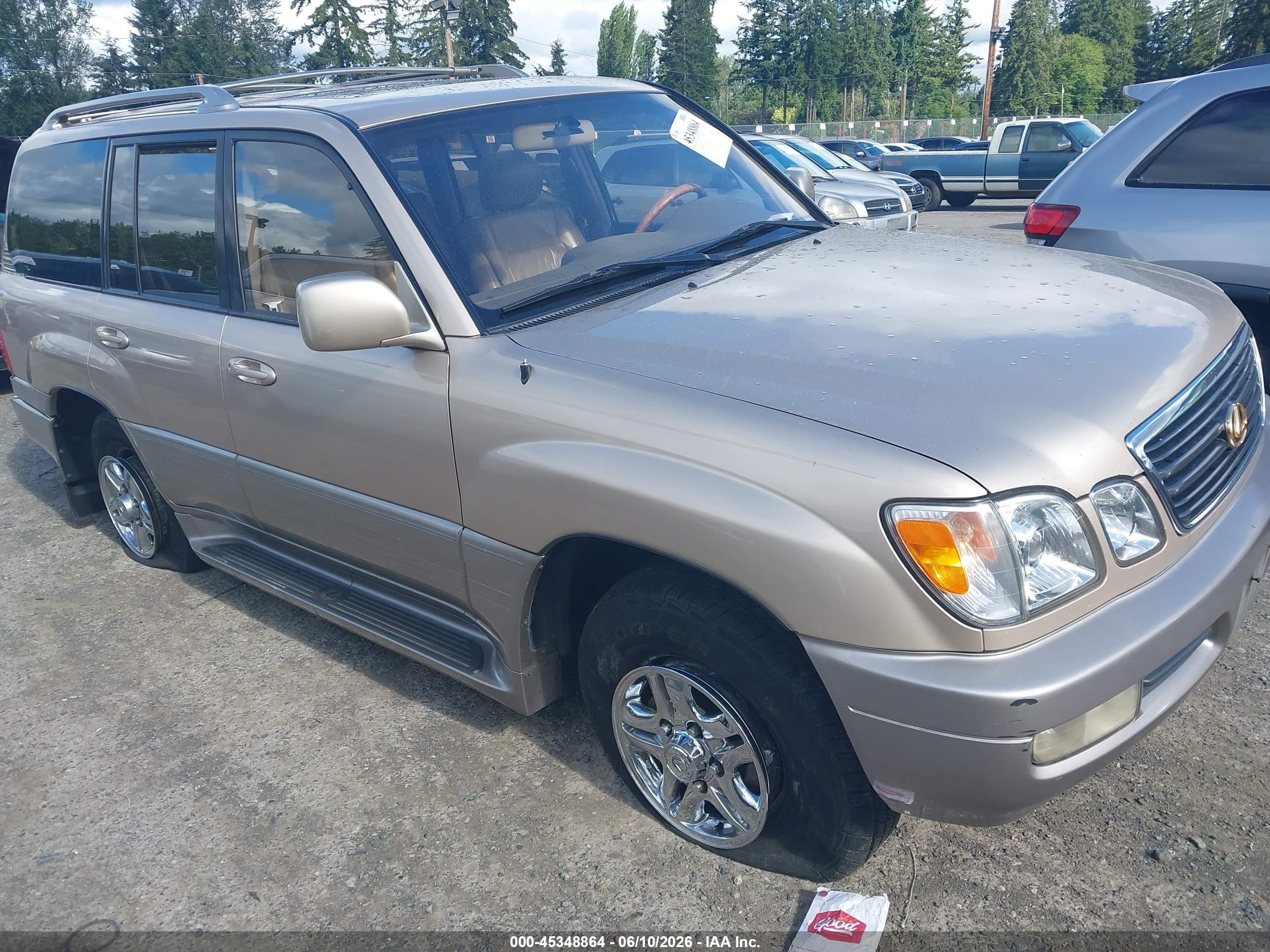2000 Lexus LX 470, VIN JT6HT00WXY0078254 — Normal wear
