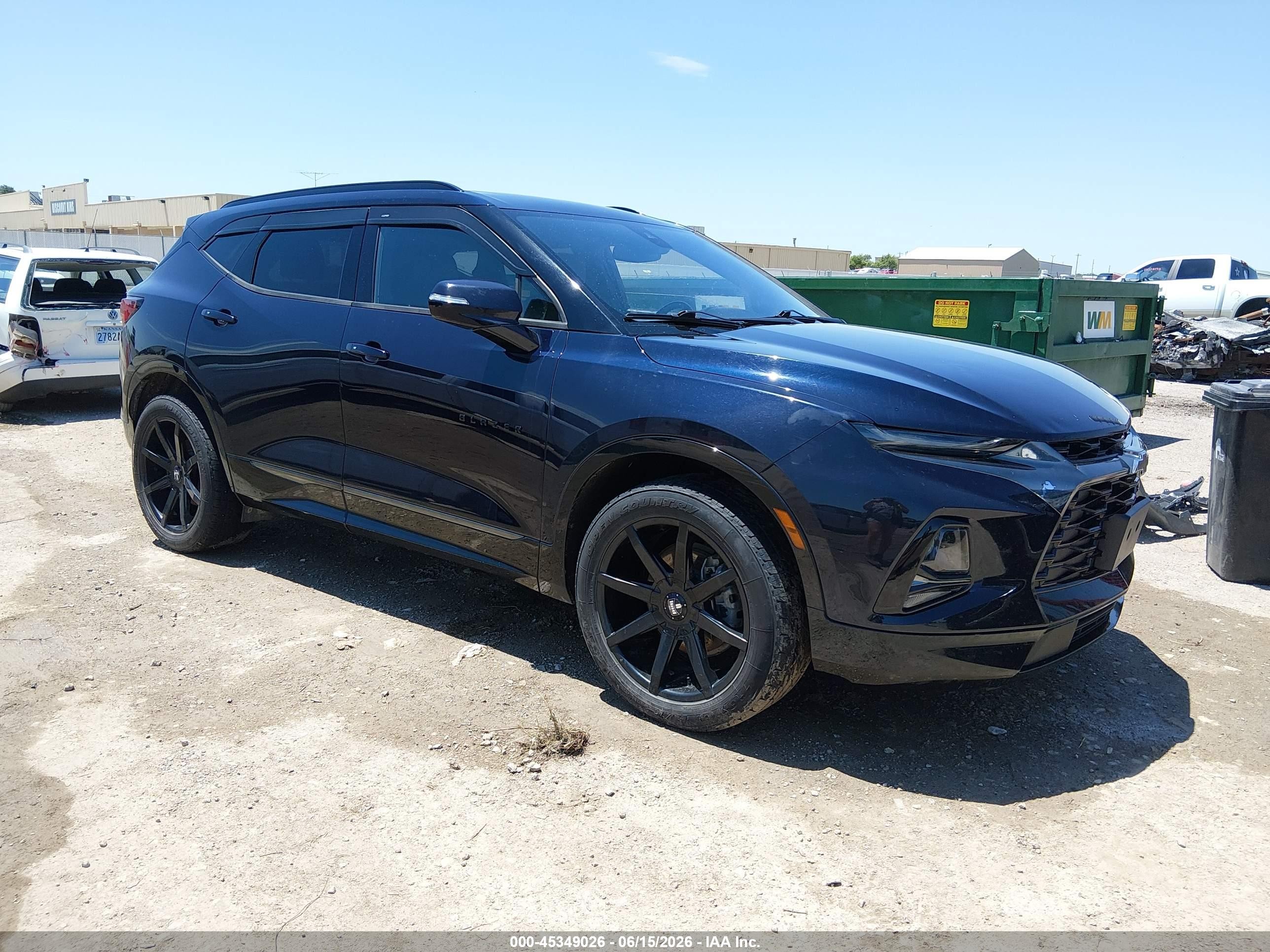 2021 Chevrolet Blazer RS, VIN 3GNKBERS6MS525686 — Fresh water flood