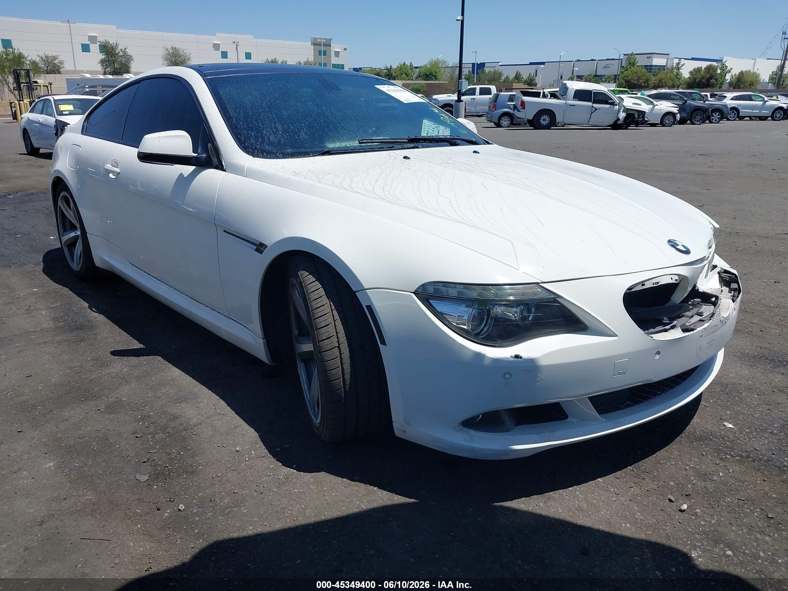 2010 BMW 6 Series 650i, VIN WBAEA5C52ACV93395 — Front end