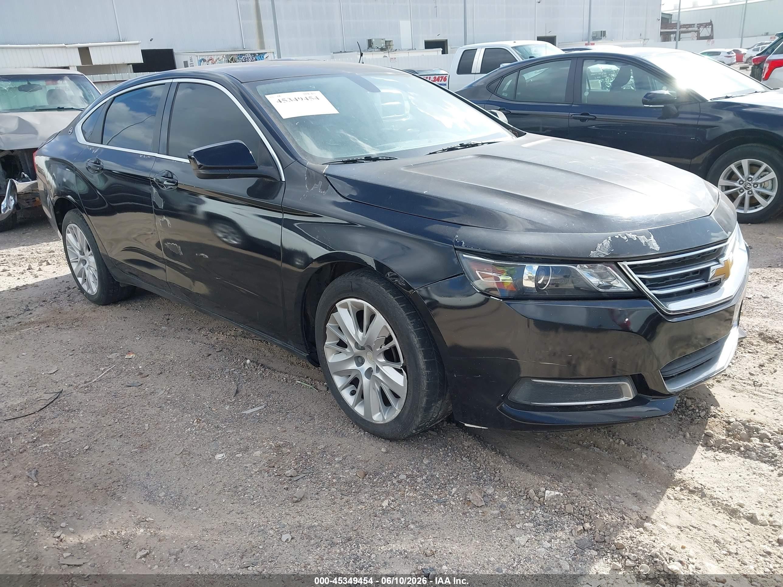 2014 Chevrolet Impala LS, VIN 1G11Y5SL0EU144285 — Frame damage