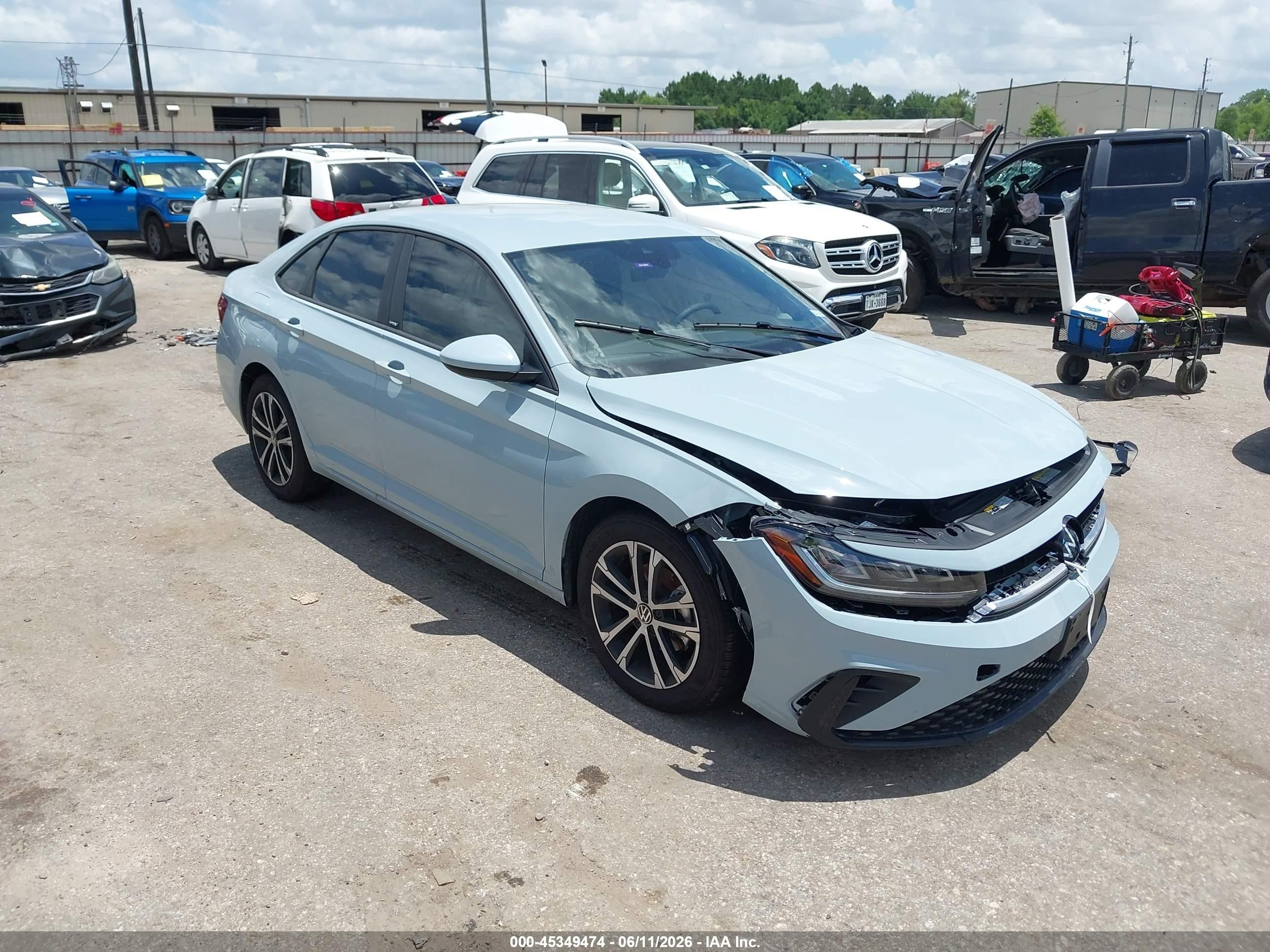 2026 Volkswagen Jetta, VIN 3VWBW7BU5TM010053 — Front end