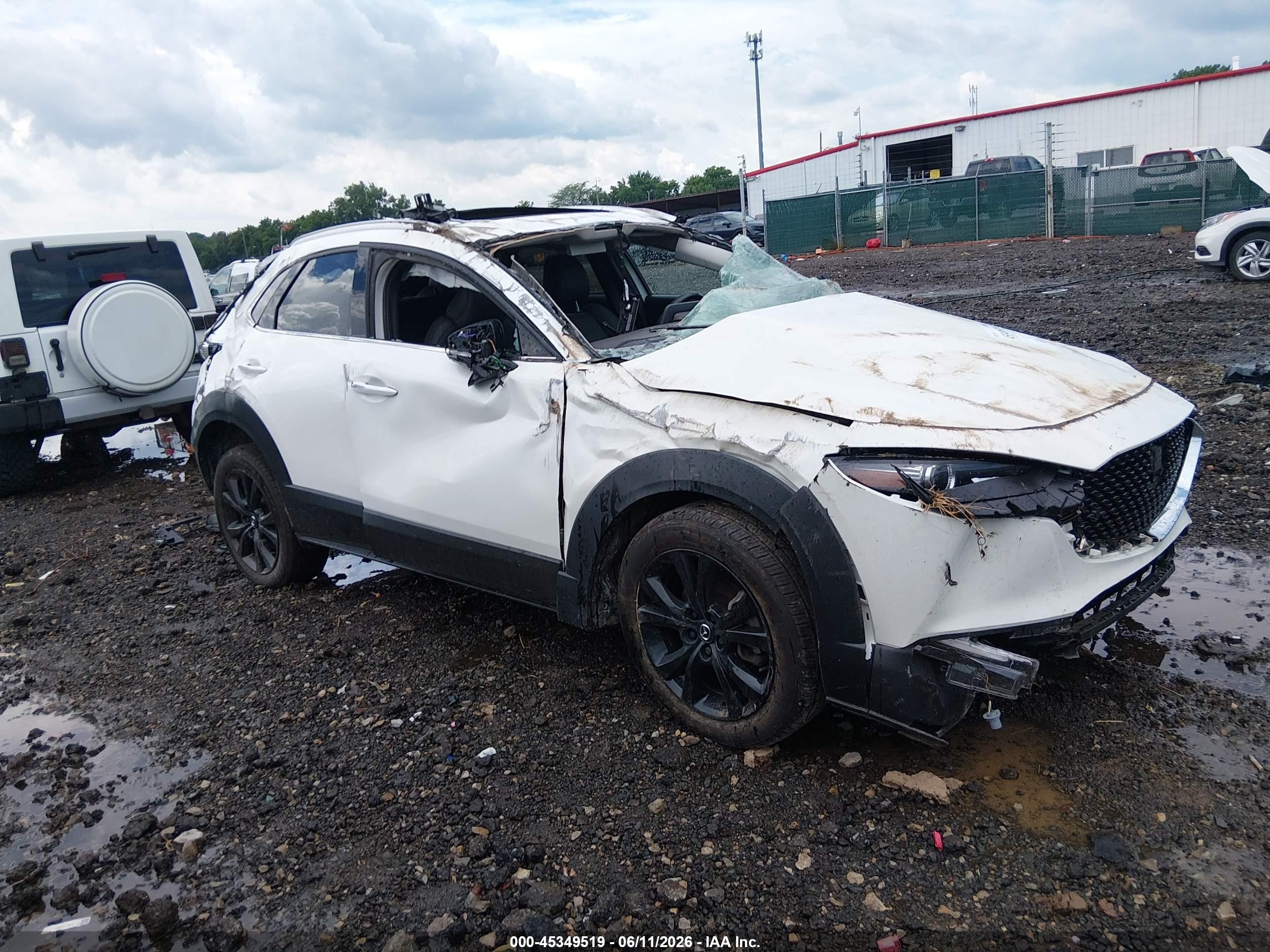 2022 Mazda CX-30 Premium Plus, VIN 3MVDMBEY7NM436542 — Rollover