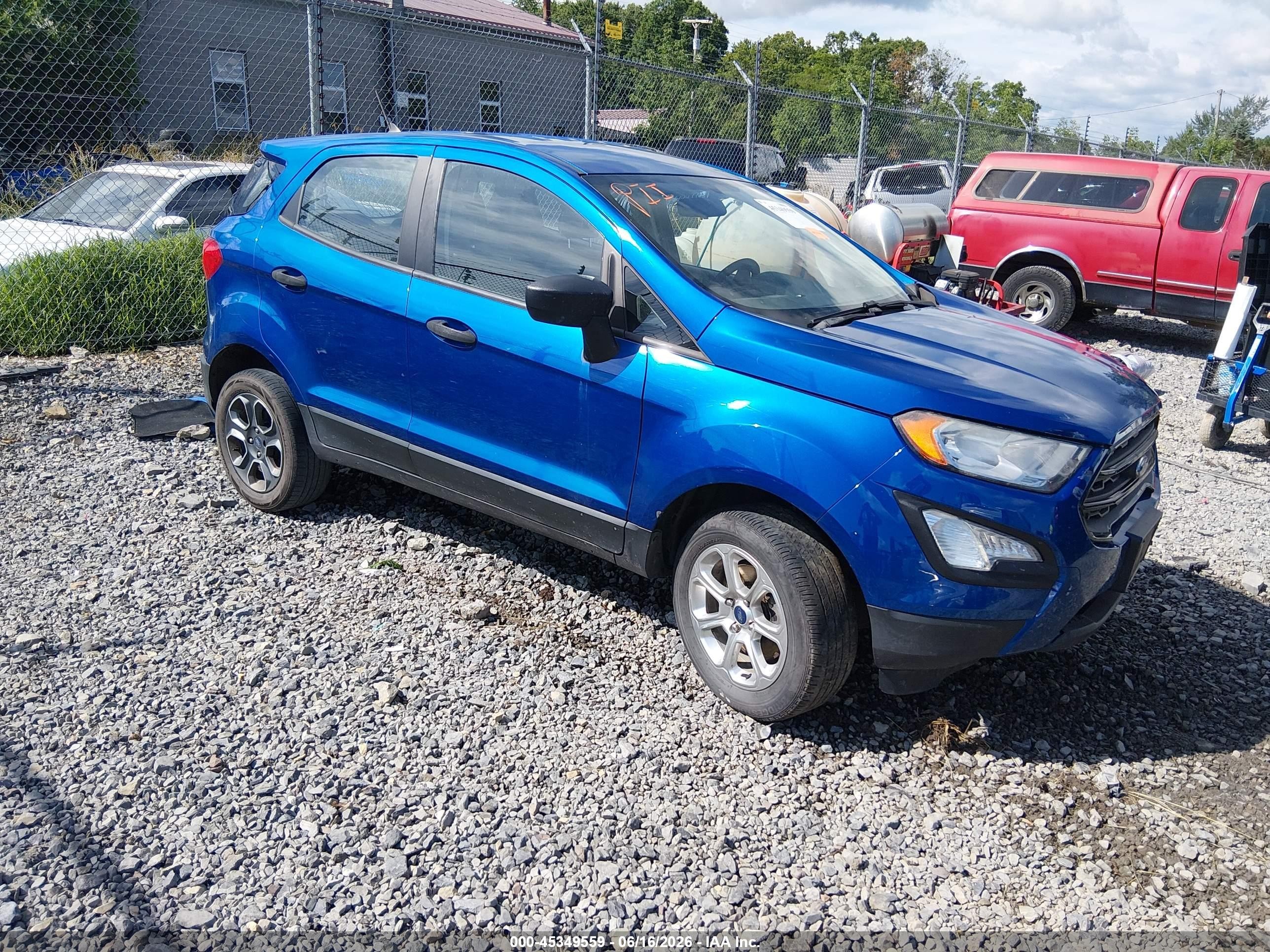 2020 Ford EcoSport S, VIN MAJ6S3FL7LC324272 — Перед