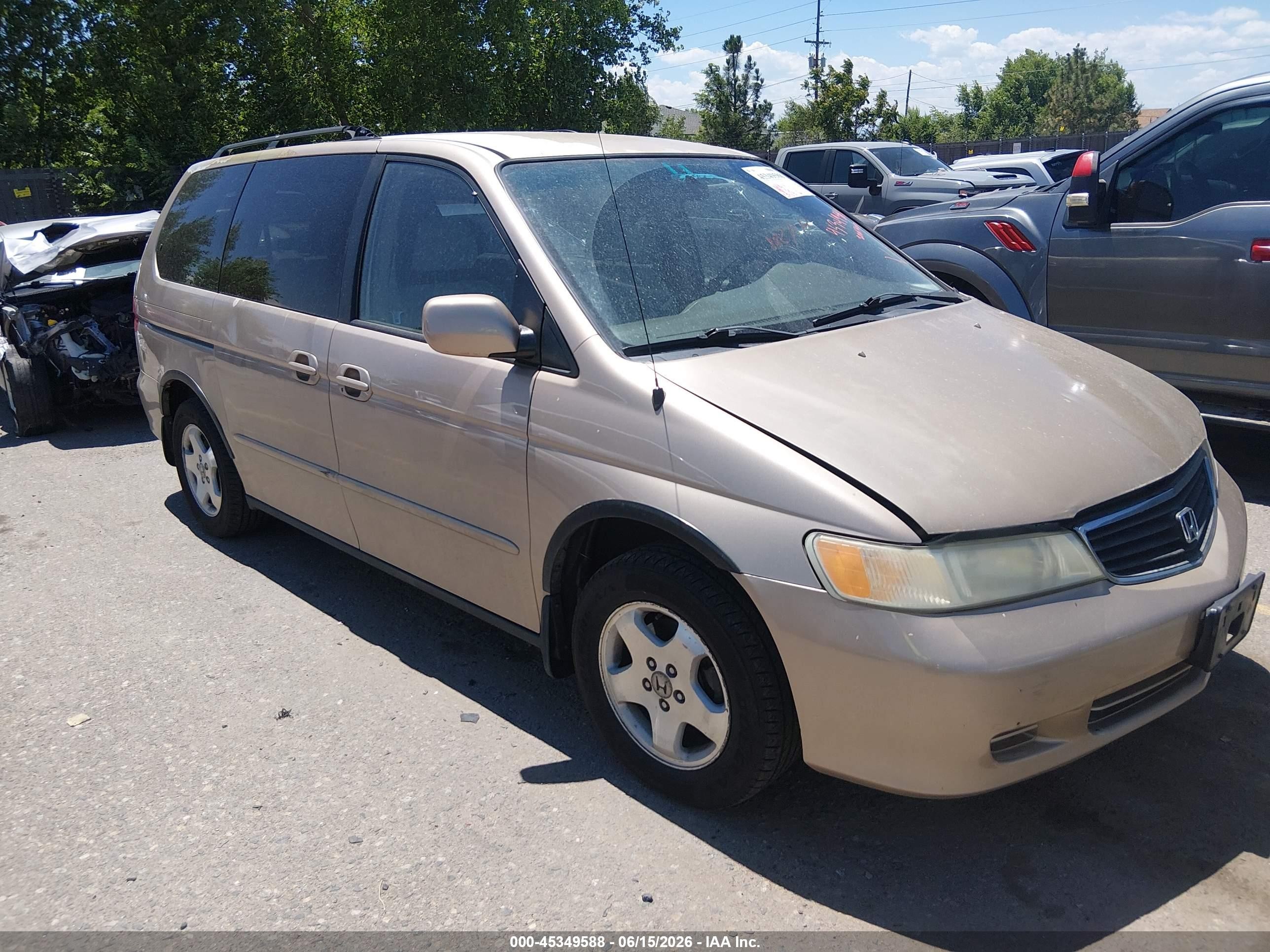 1999 Honda Odyssey EX, VIN 2HKRL1869XH537251 — Normal wear