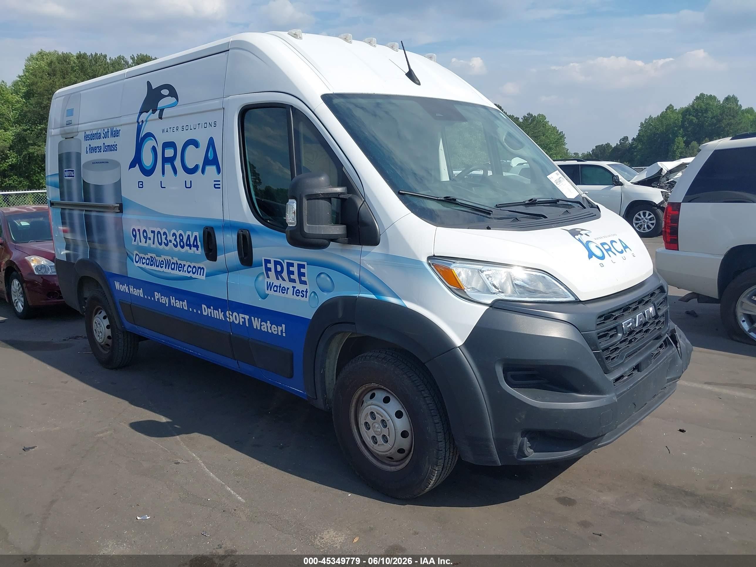 2023 Ram ProMaster Cargo, VIN 3C6LRVCG1PE519589 — Перед