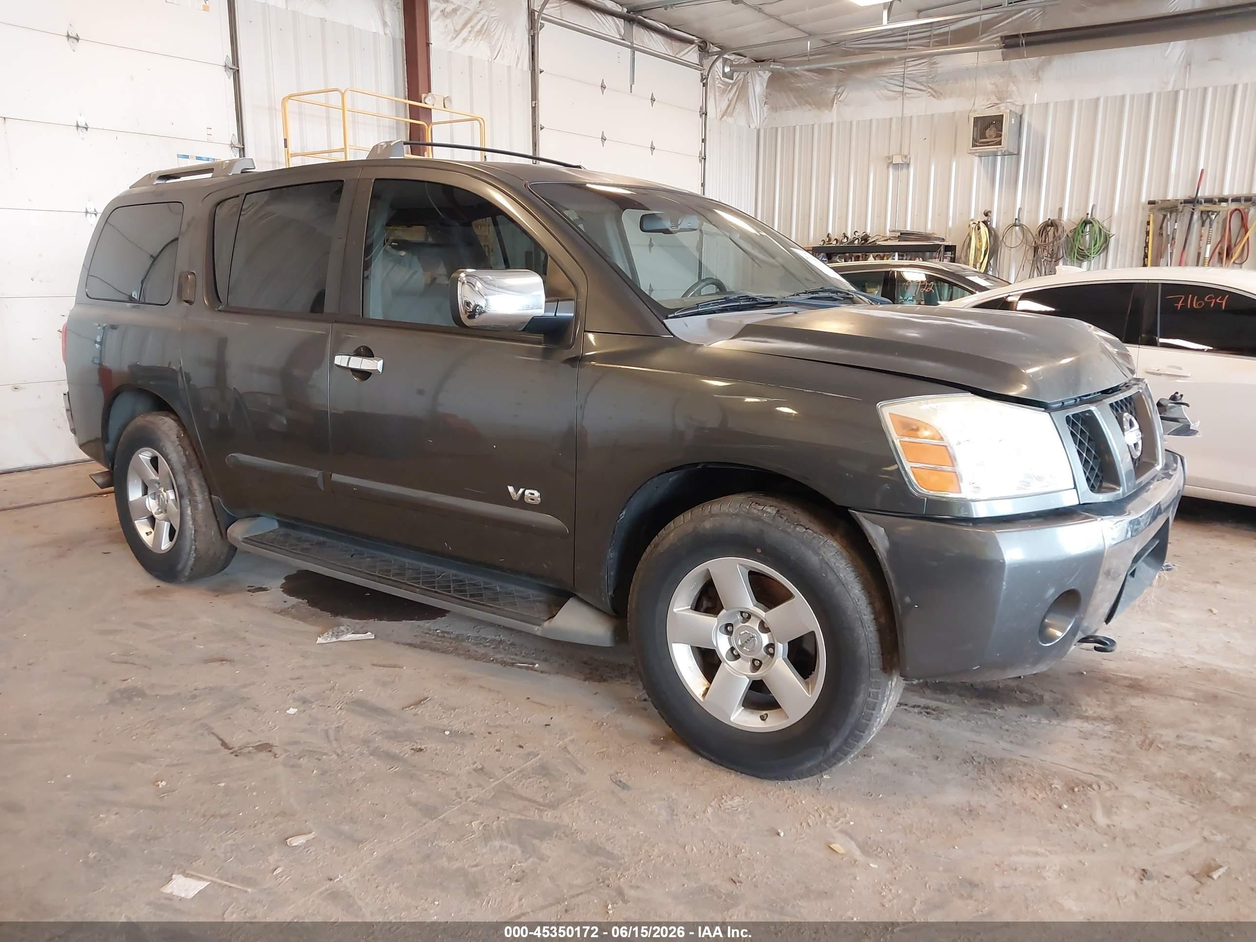 2007 Nissan Armada SE, VIN 5N1AA08CX7N723718 — Front end