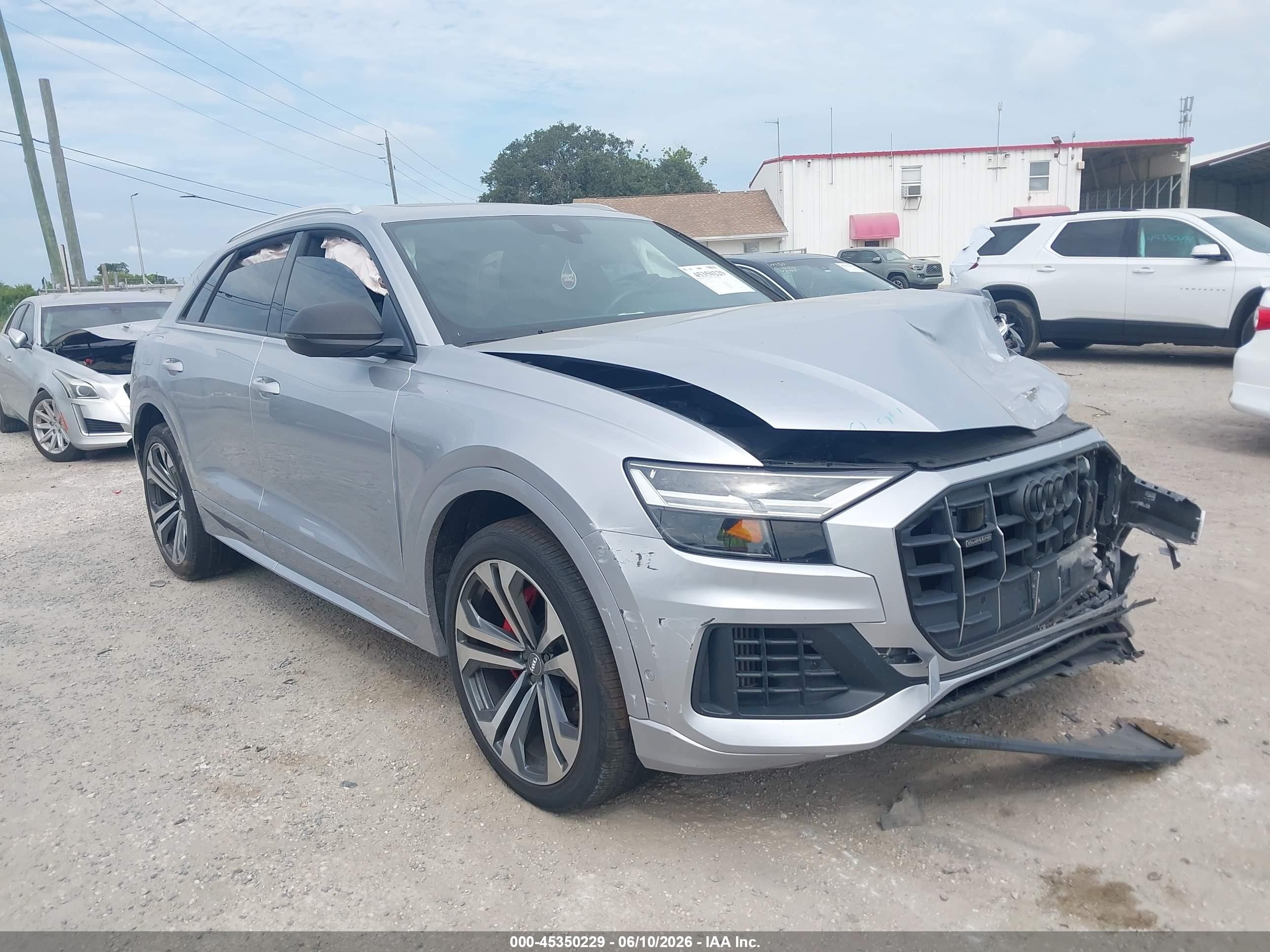 2019 Audi Q8 Premium Plus, VIN WA1BVAF17KD038184 — Front end