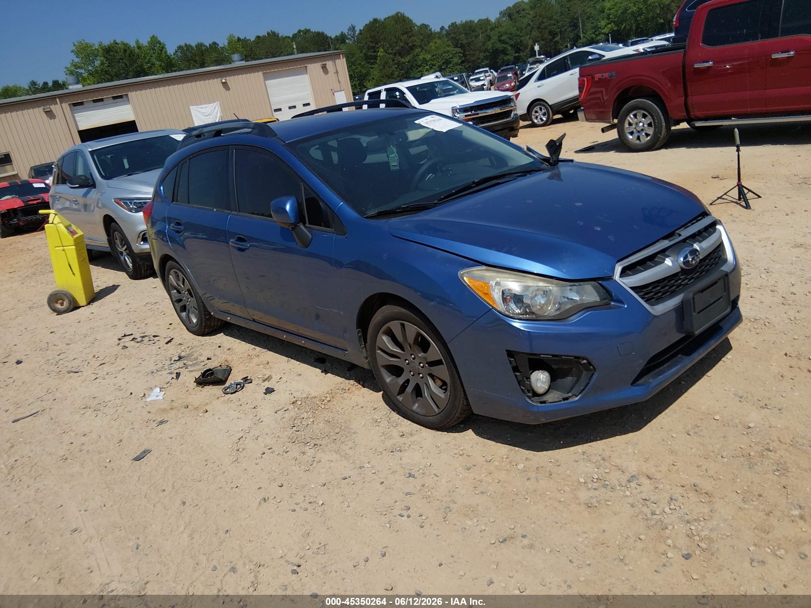 2014 Subaru Impreza Special Sports Premium, VIN JF1GPAL60E8280971 — Side