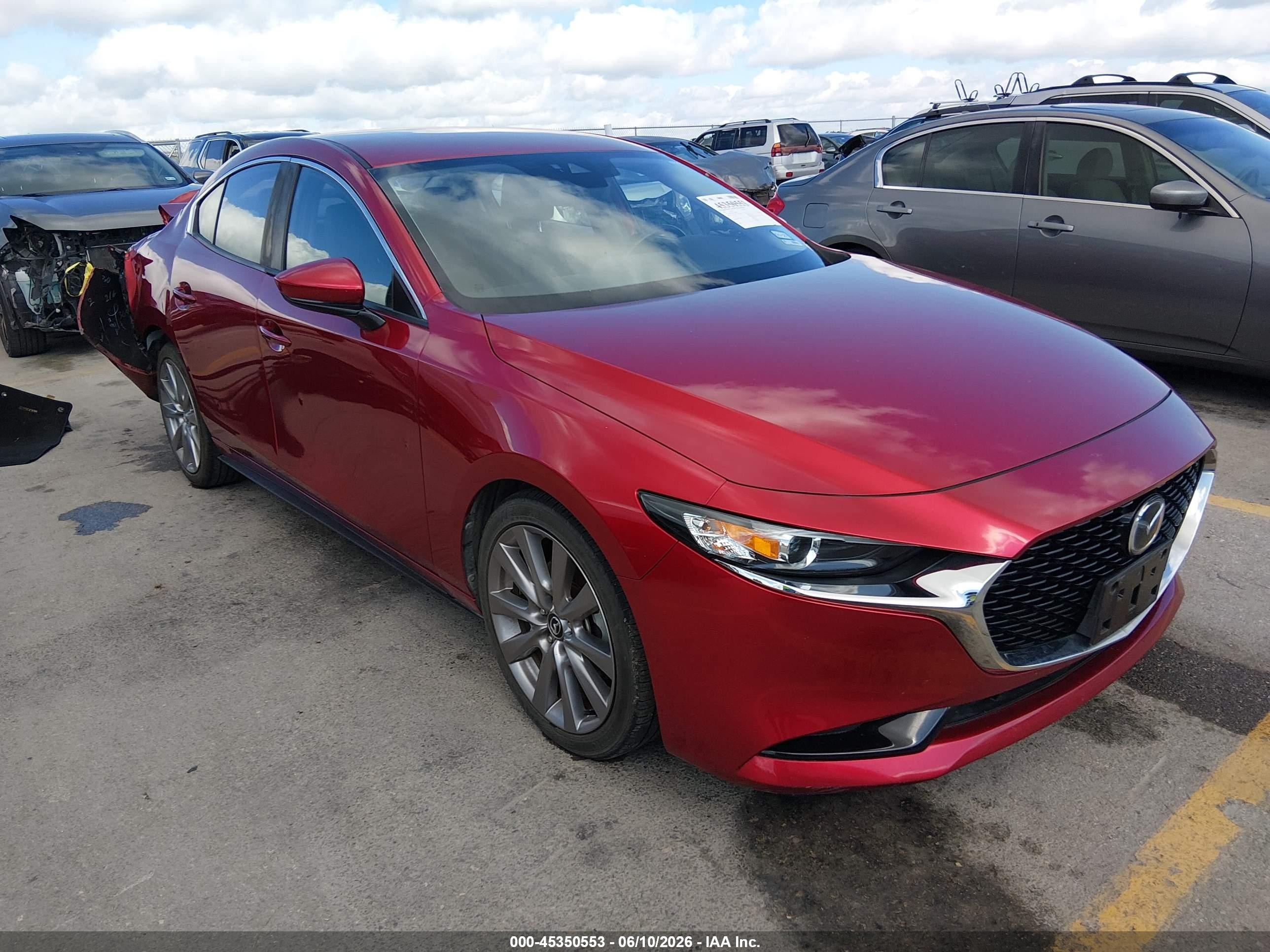 2020 Mazda 3 Preferred, VIN 3MZBPBDM3LM132827 — Rear end