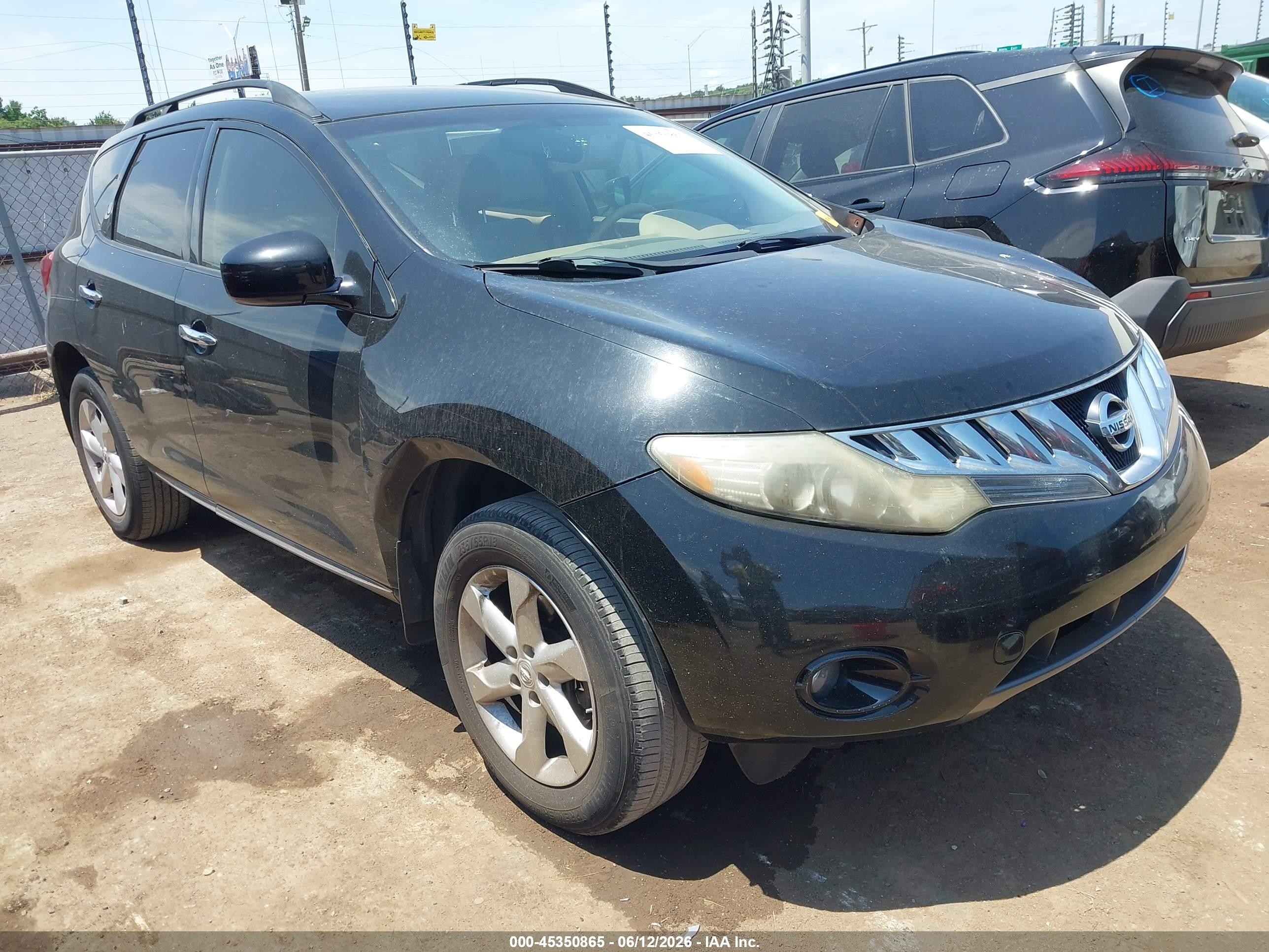 2009 Nissan Murano SL, VIN JN8AZ18U69W003152 — Side