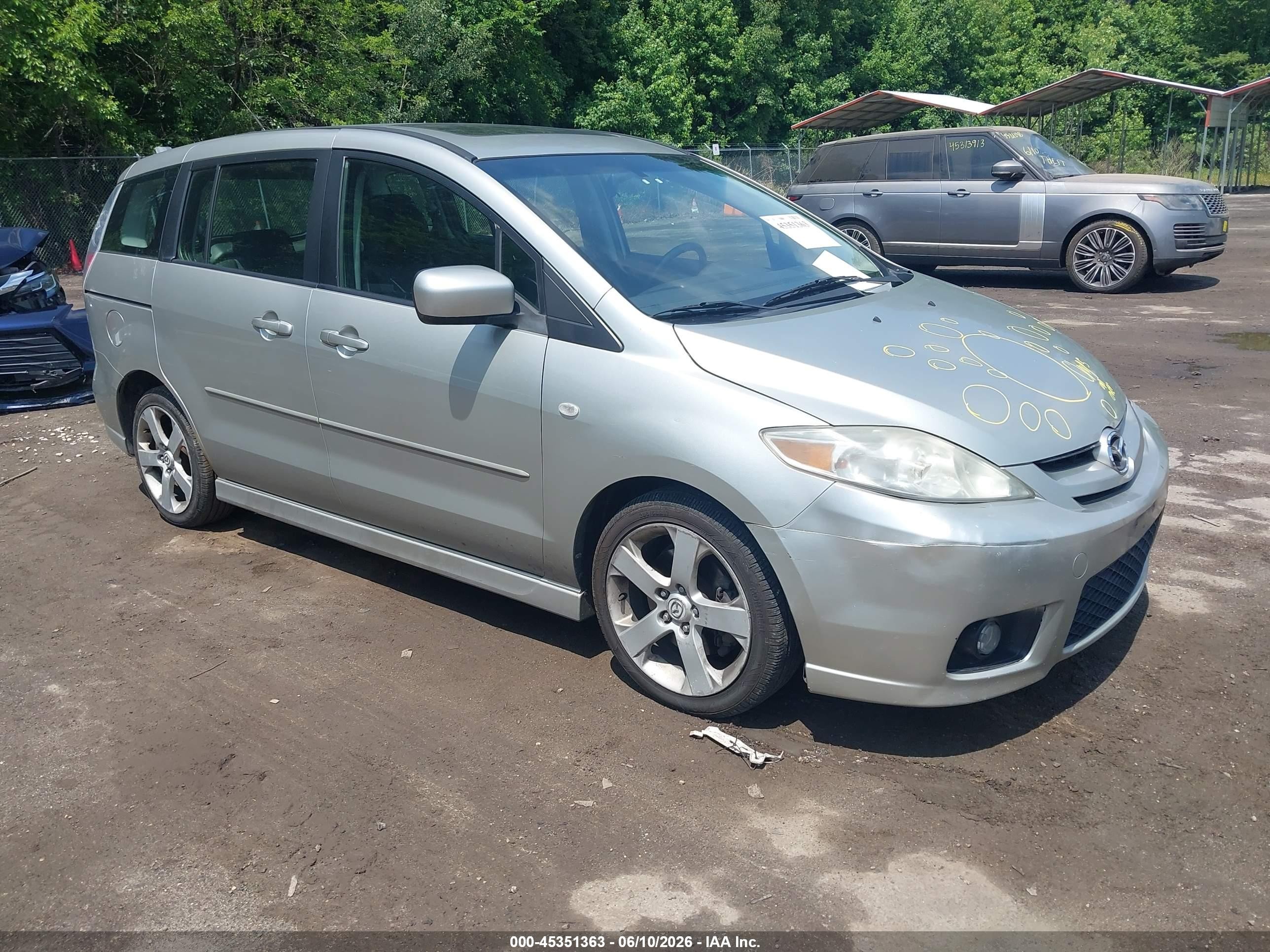 2007 Mazda 5 Sport, VIN JM1CR293X70143897 — Перед