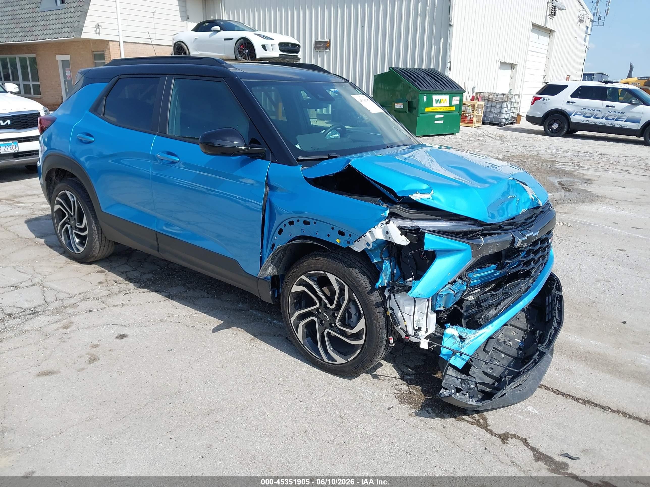 2025 Chevrolet TrailBlazer RS, VIN KL79MTSL8SB125689 — Перед