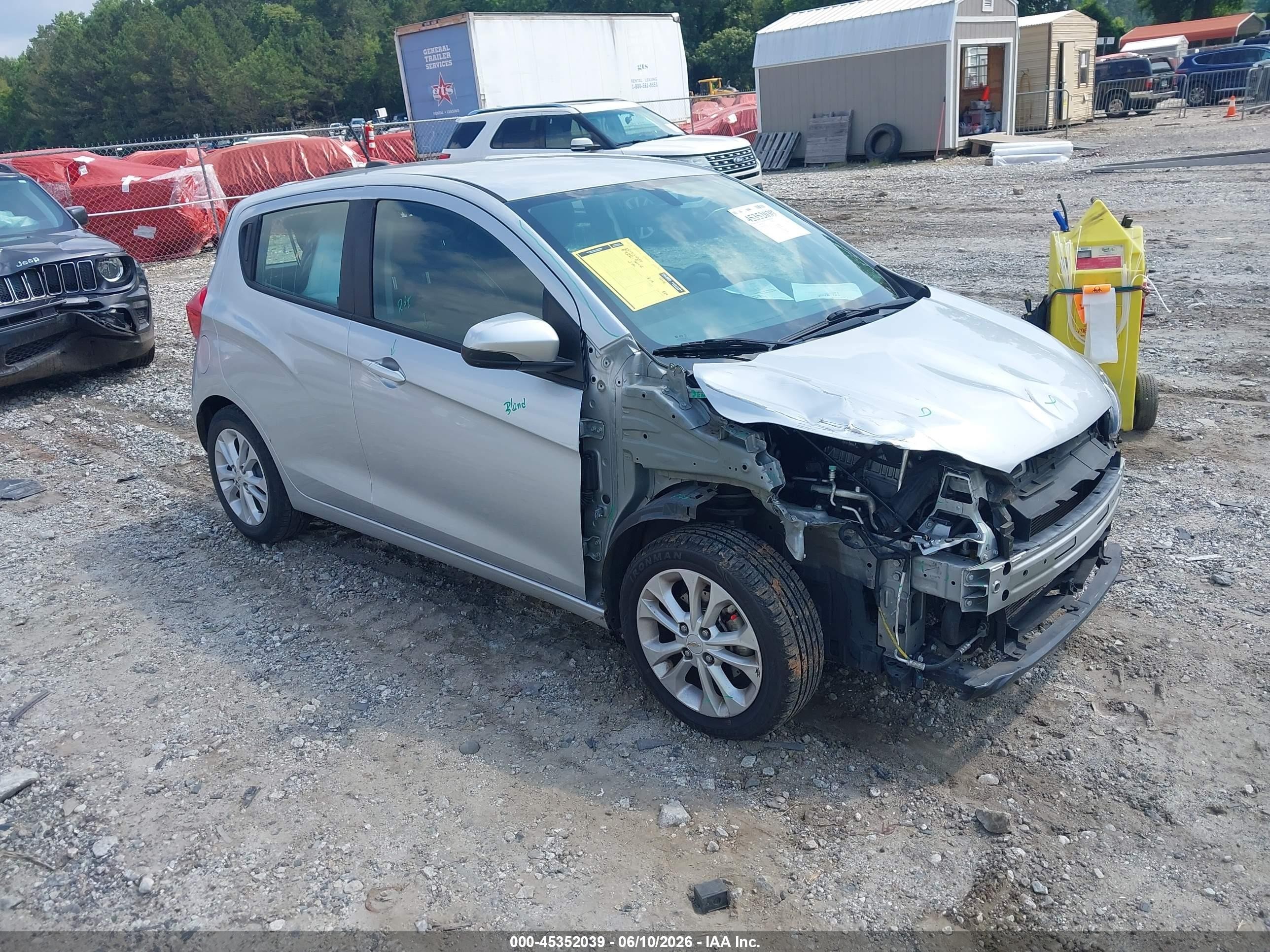 2021 Chevrolet Spark 1LT, VIN KL8CD6SA7MC718555 — Front end