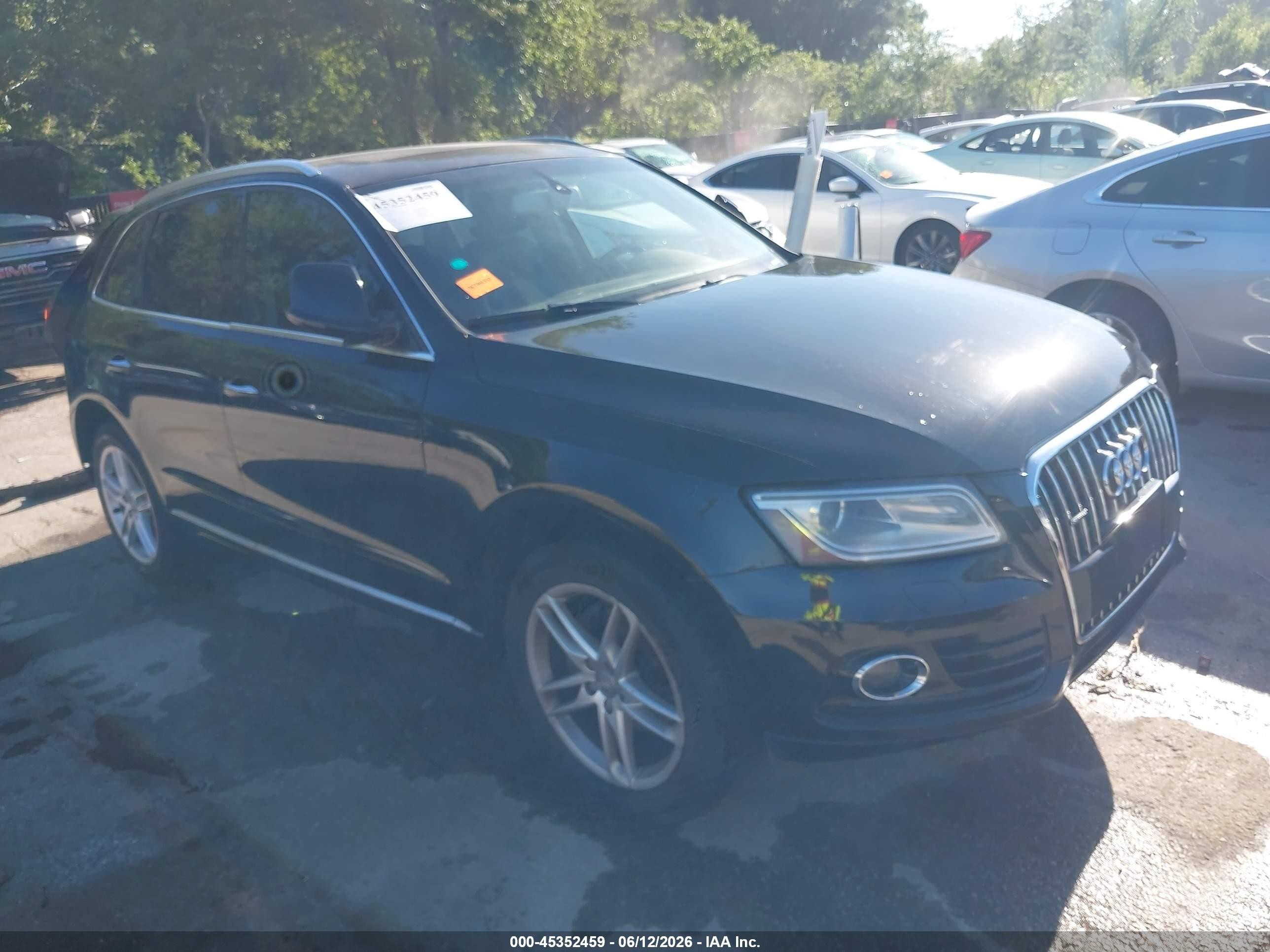 2016 Audi Q5 Premium Plus, VIN WA1L2AFP9GA057507 — Rear end