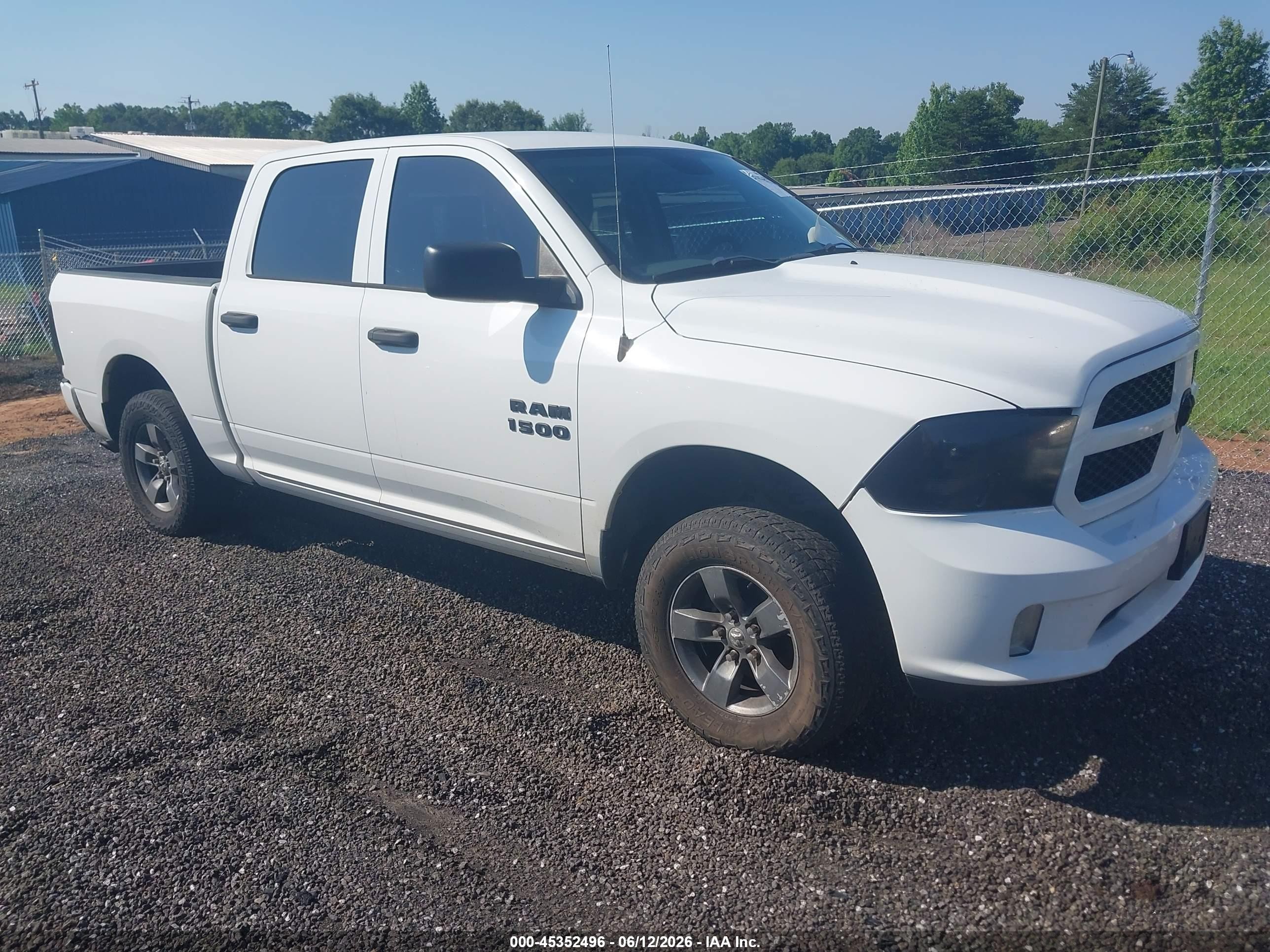 2018 Ram 1500 Express, VIN 1C6RR7KG9JS257977 — Engine fire