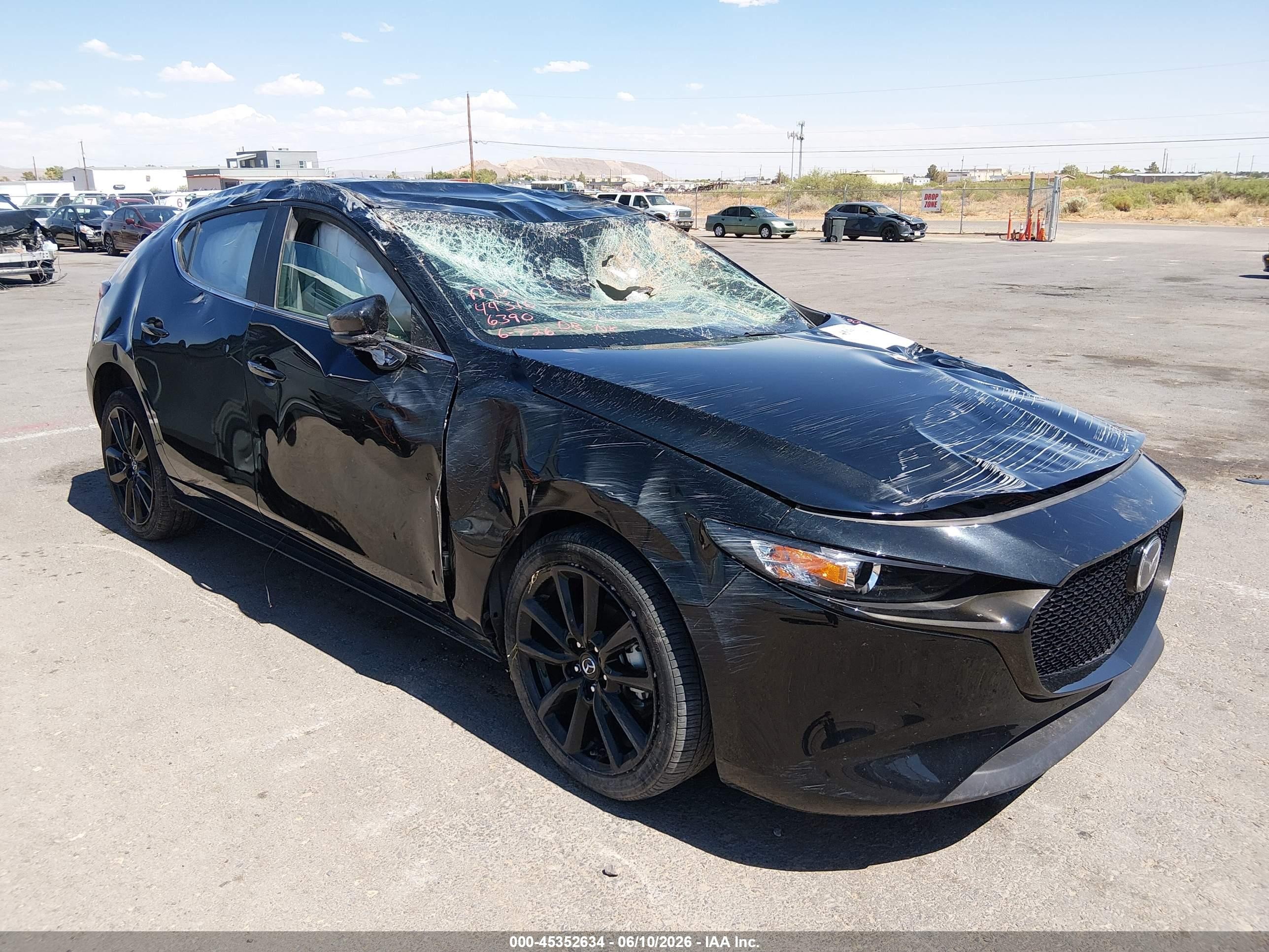 2024 Mazda 3 S Select Sport, VIN JM1BPAKM4R1706390 — Rollover
