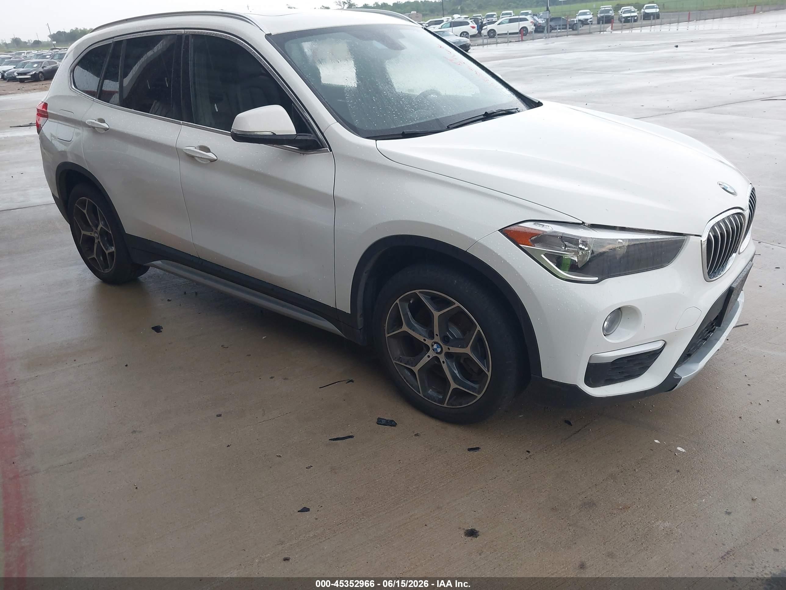 2018 BMW X1 sDrive28i, VIN WBXHU7C38J3H43064 — Water / flood