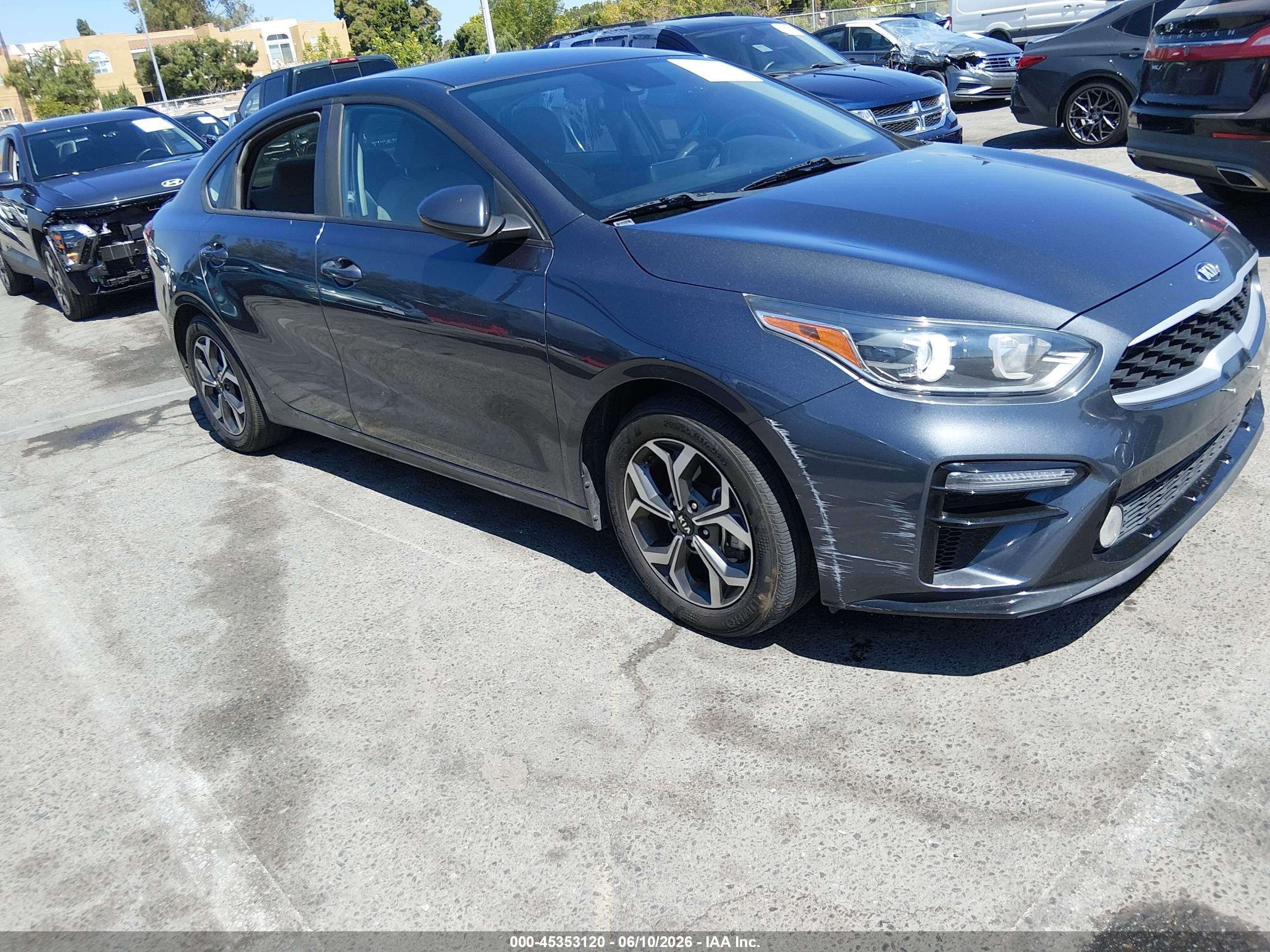 2020 Kia Forte LXS, VIN 3KPF24AD7LE258959 — Theft recovery
