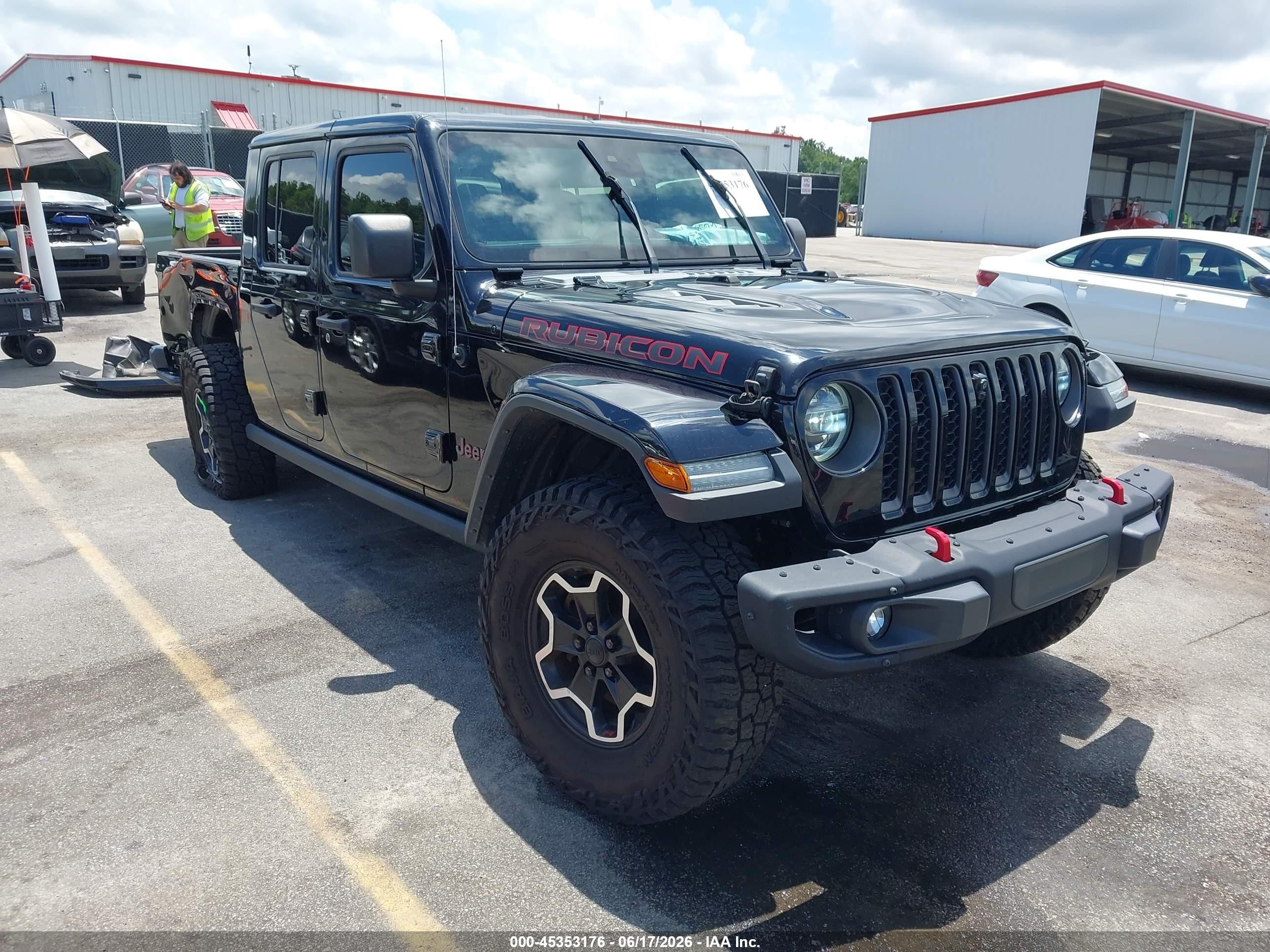 2020 Jeep Gladiator Rubicon, VIN 1C6JJTBG2LL191797 — Rear end
