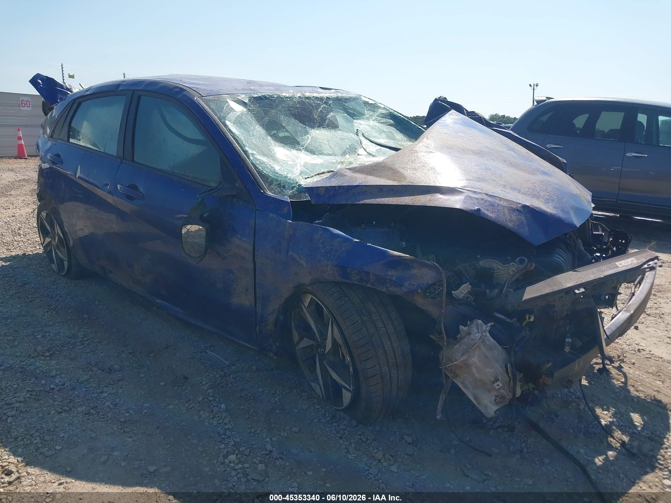 2023 Hyundai Elantra SEL, VIN KMHLS4AG8PU568926 — Rollover