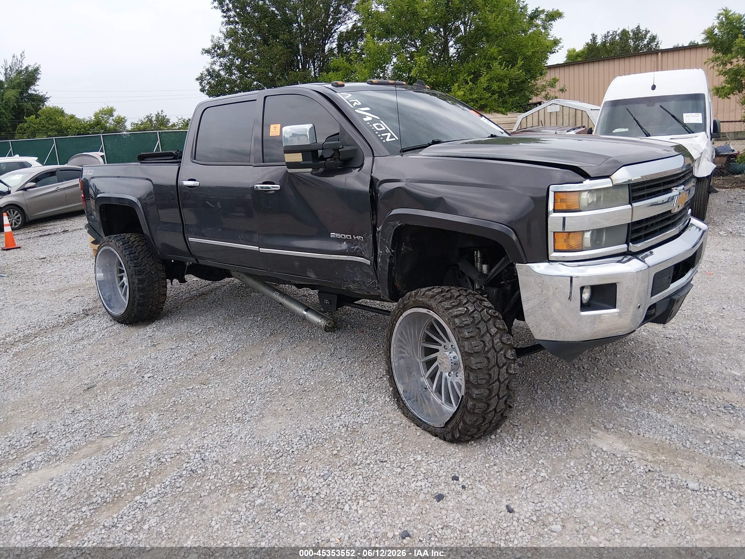 2015 Chevrolet Silverado 2500HD LTZ, VIN 1GC1KWE82FF196304 — Biohazard / chemical