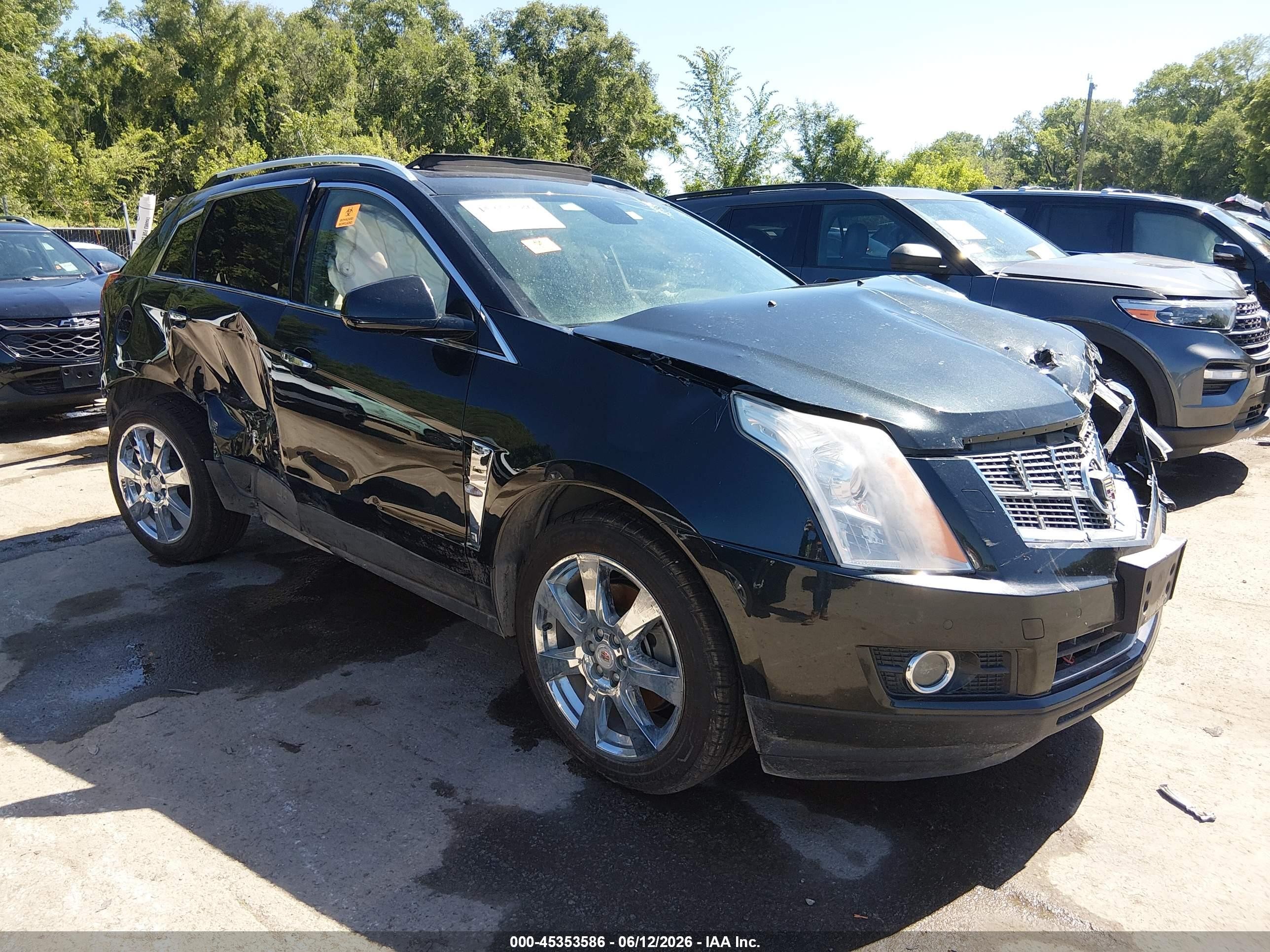 2011 Cadillac SRX Turbo Premium Collection, VIN 3GYFNKE61BS525336 — Rollover