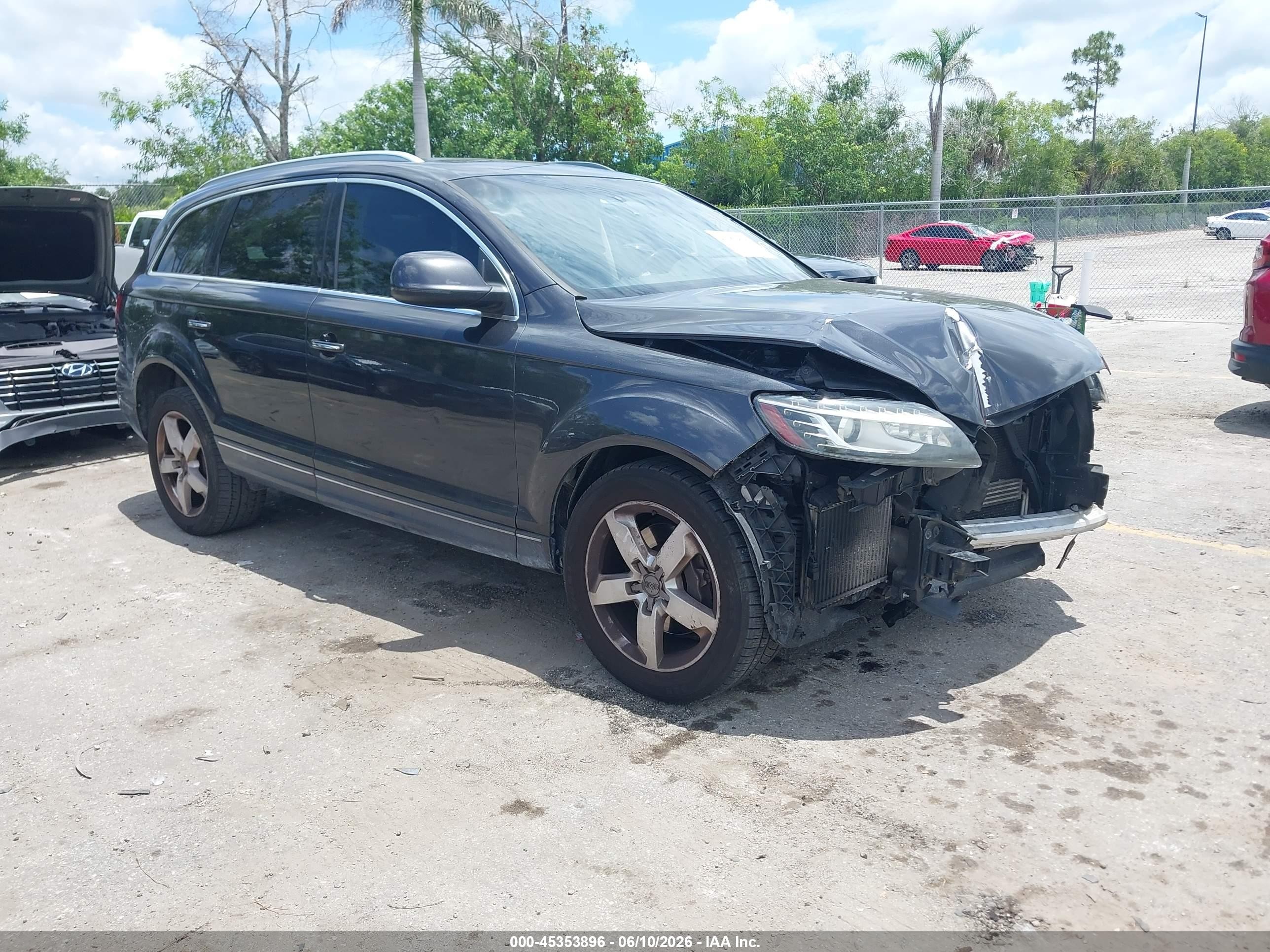 2012 Audi Q7 Premium Plus, VIN WA1LMAFE3CD003248 — Фото с аукциона