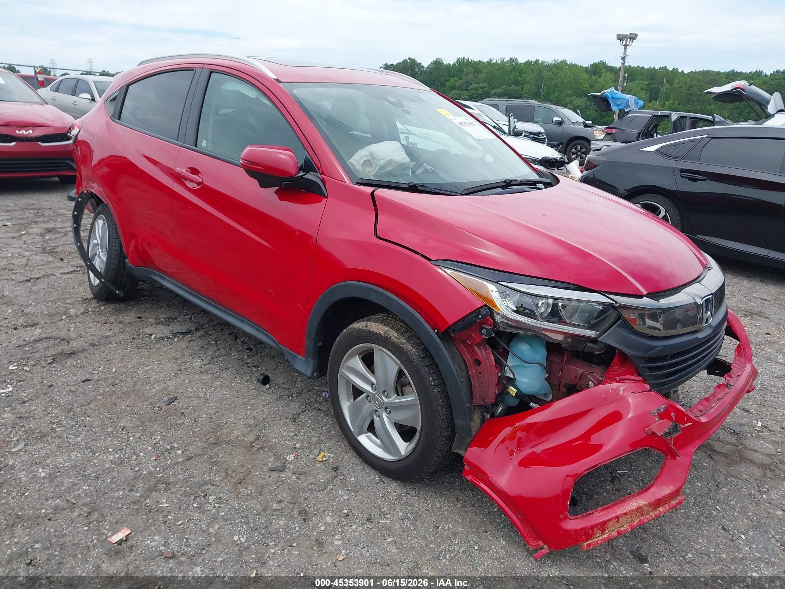 2019 Honda HR-V EX, VIN 3CZRU6H53KM706940 — Side