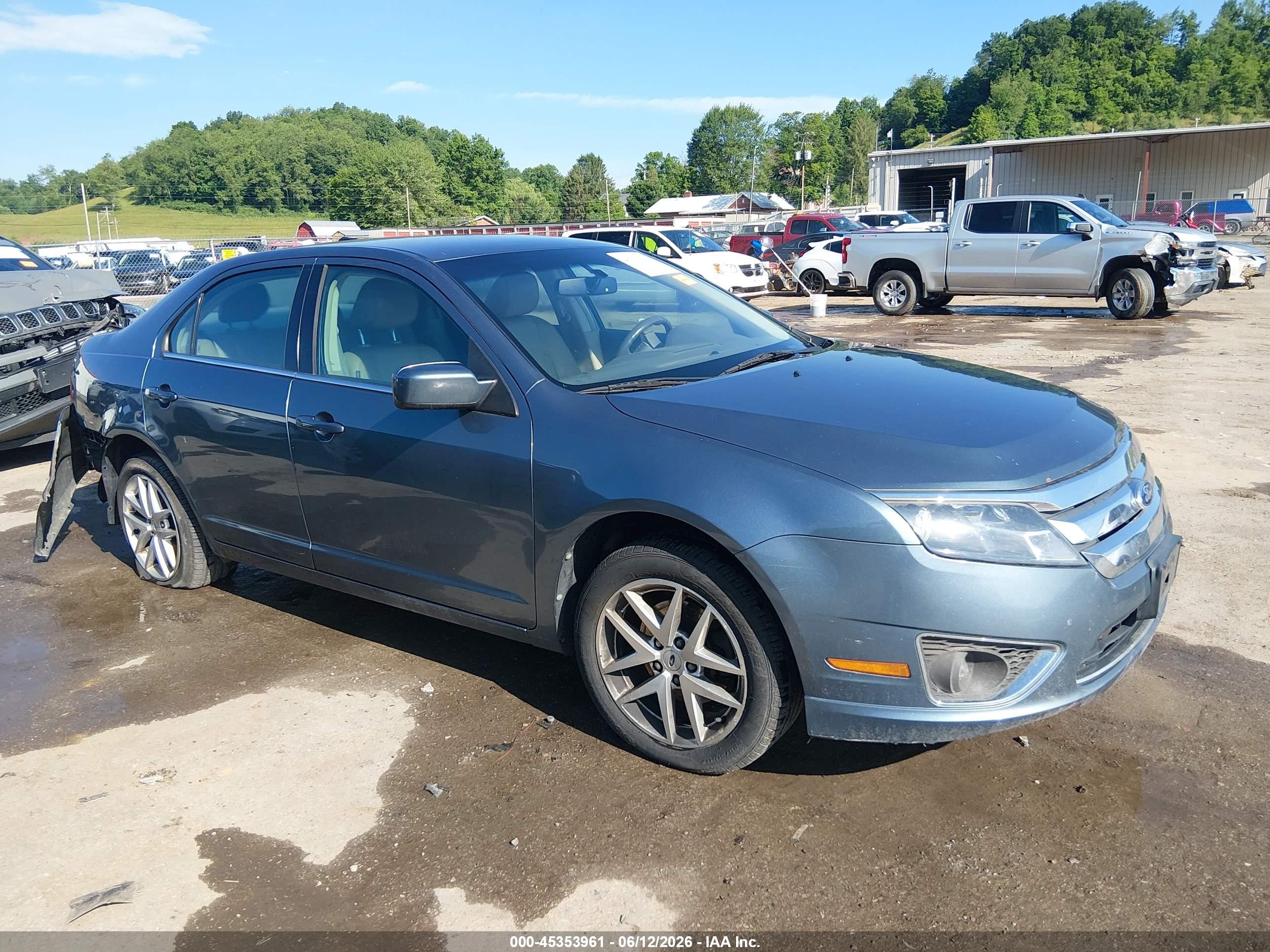 2012 Ford Fusion SEL, VIN 3FAHP0JA3CR112081 — Rear end