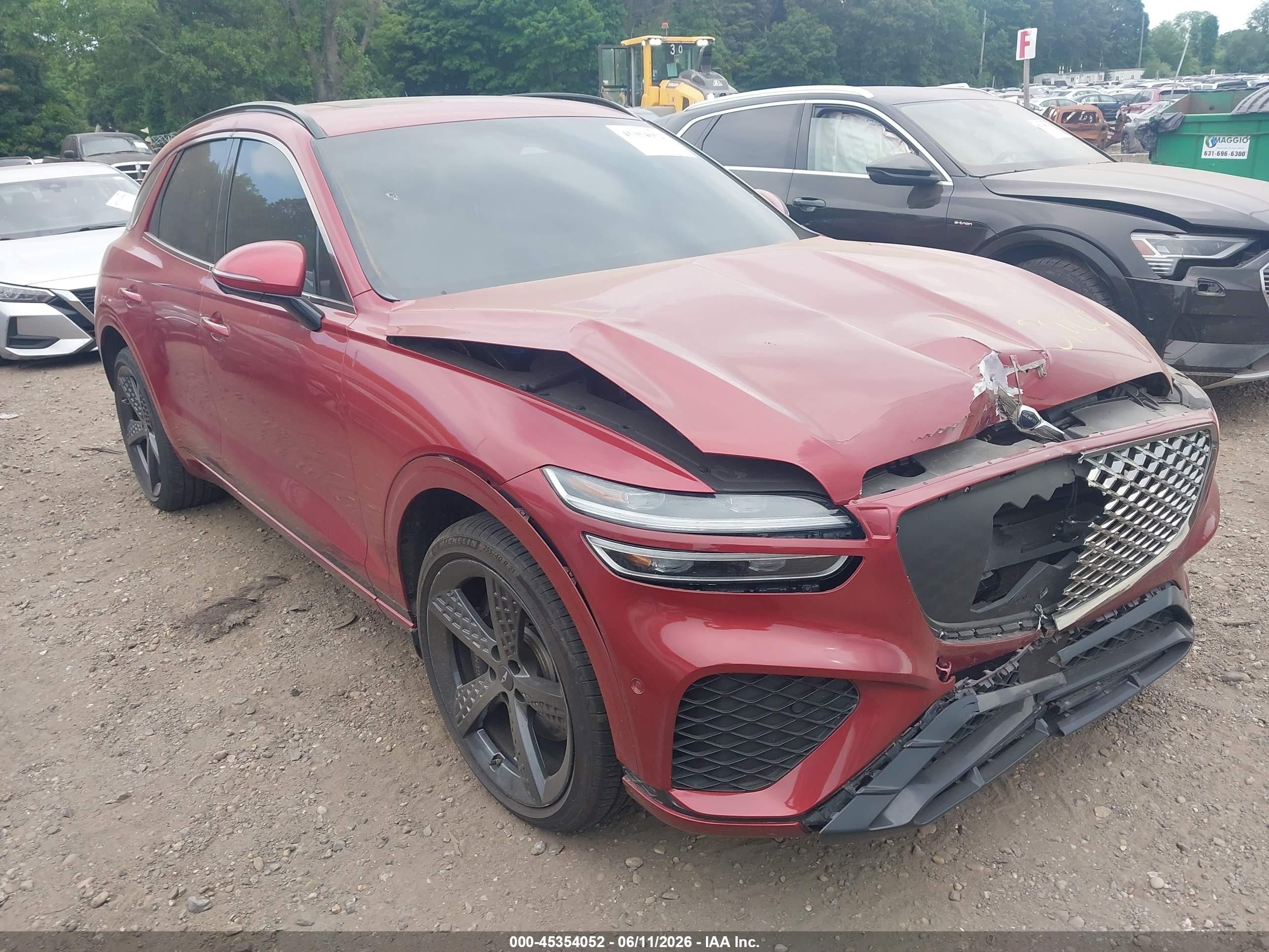 2023 Genesis GV70 2.5T, VIN KMUMADTB3PU091820 — Front end