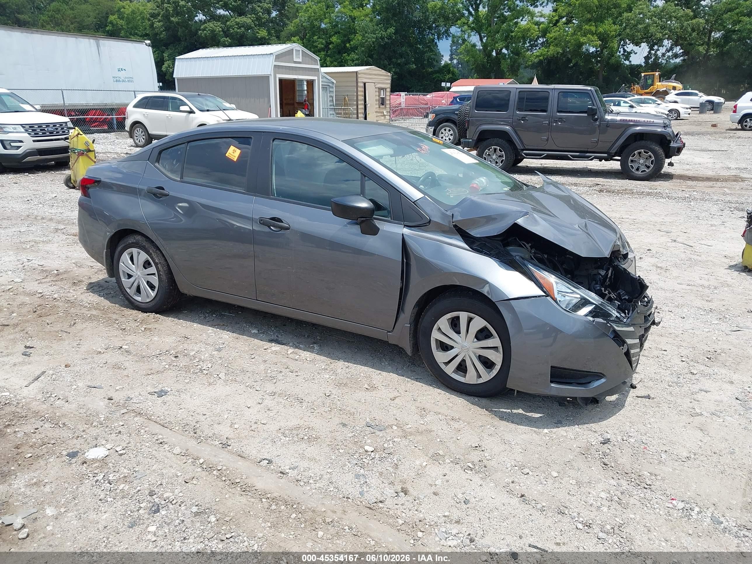 2024 Nissan Versa S, VIN 3N1CN8DV2RL836124 — Biohazard / chemical