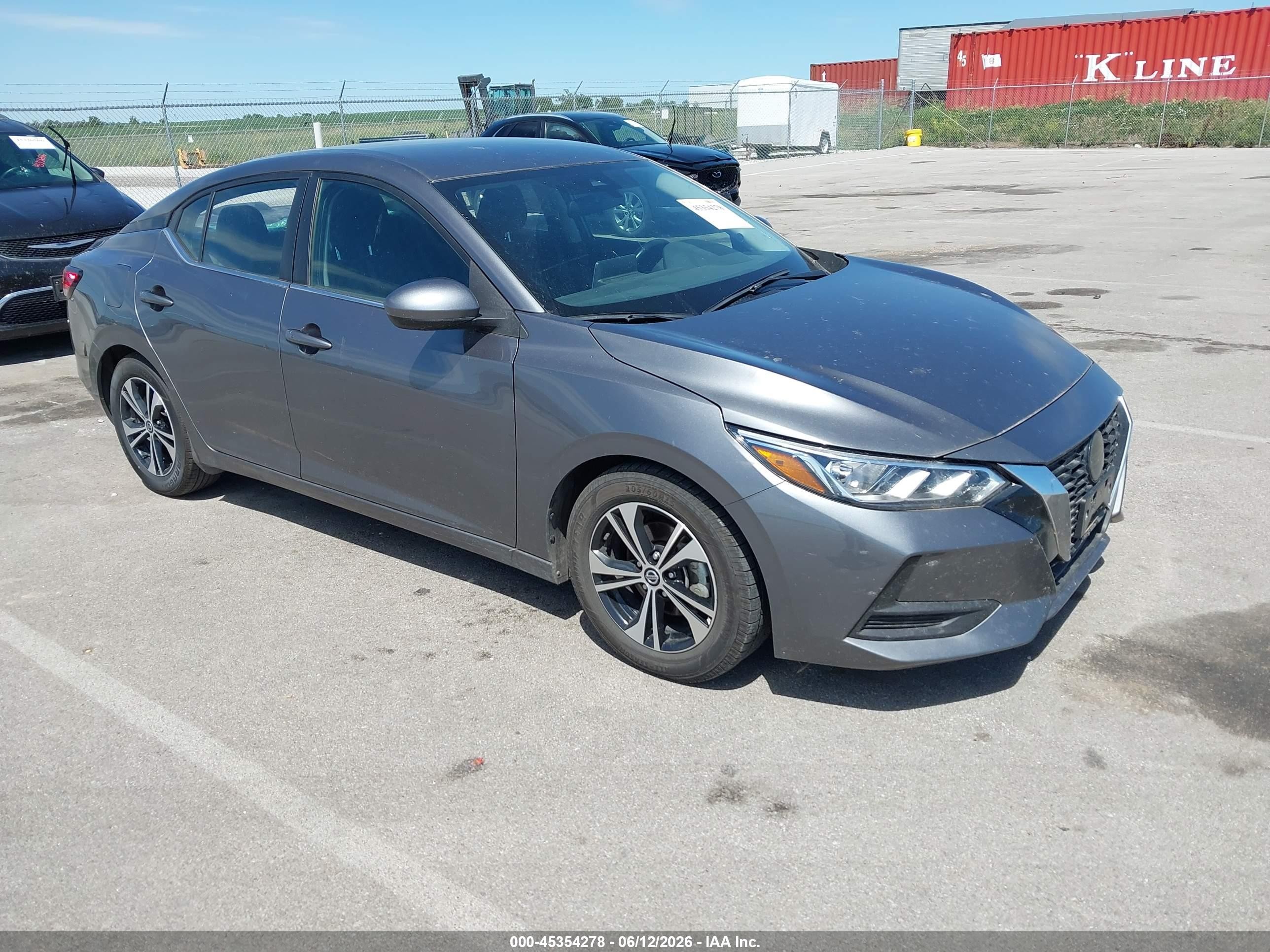 2023 Nissan Sentra SV, VIN 3N1AB8CV7PY242100 — Стихия