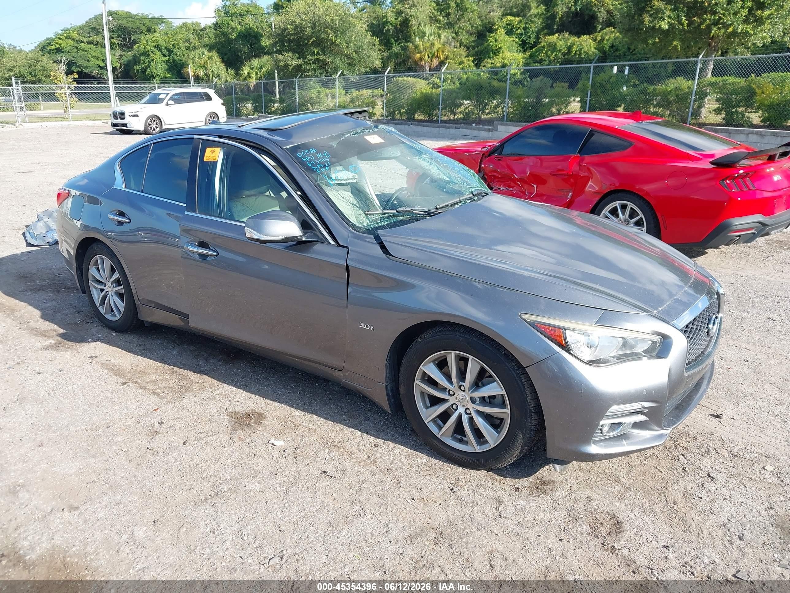 2017 Infiniti Q50 Premium, VIN JN1EV7APXHM733756 — Biohazard / chemical