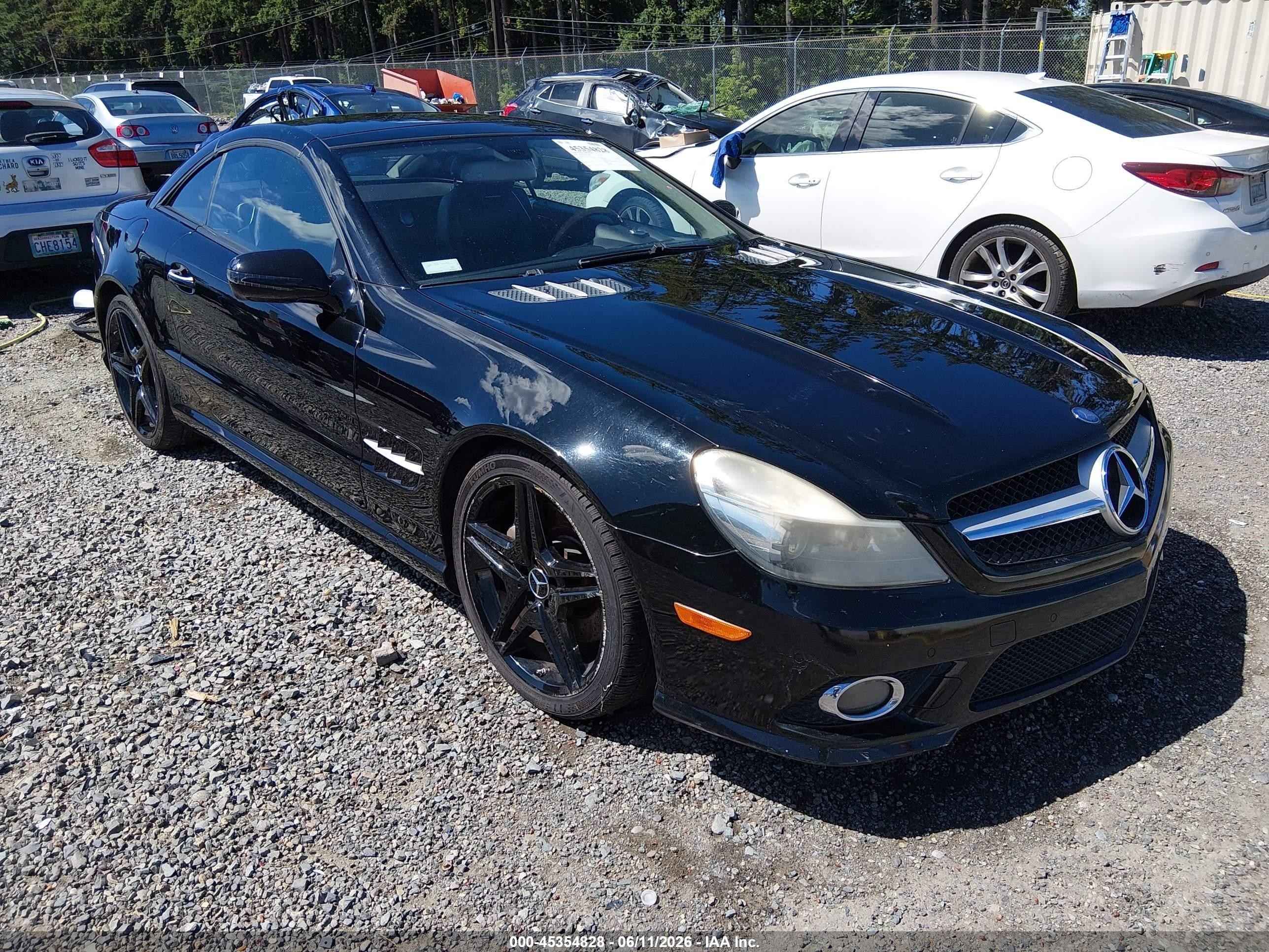 2009 Mercedes-Benz SL 550, VIN WDBSK71F39F152975 — Front end