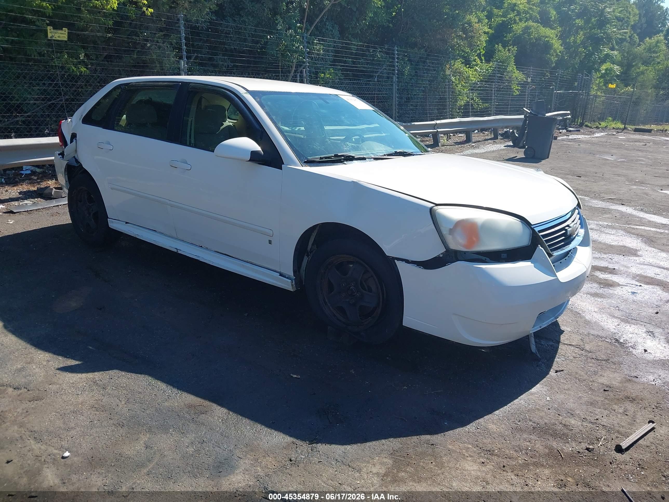 2007 Chevrolet Malibu Maxx LT, VIN 1G1ZT68N17F253748 — Опрокидывание
