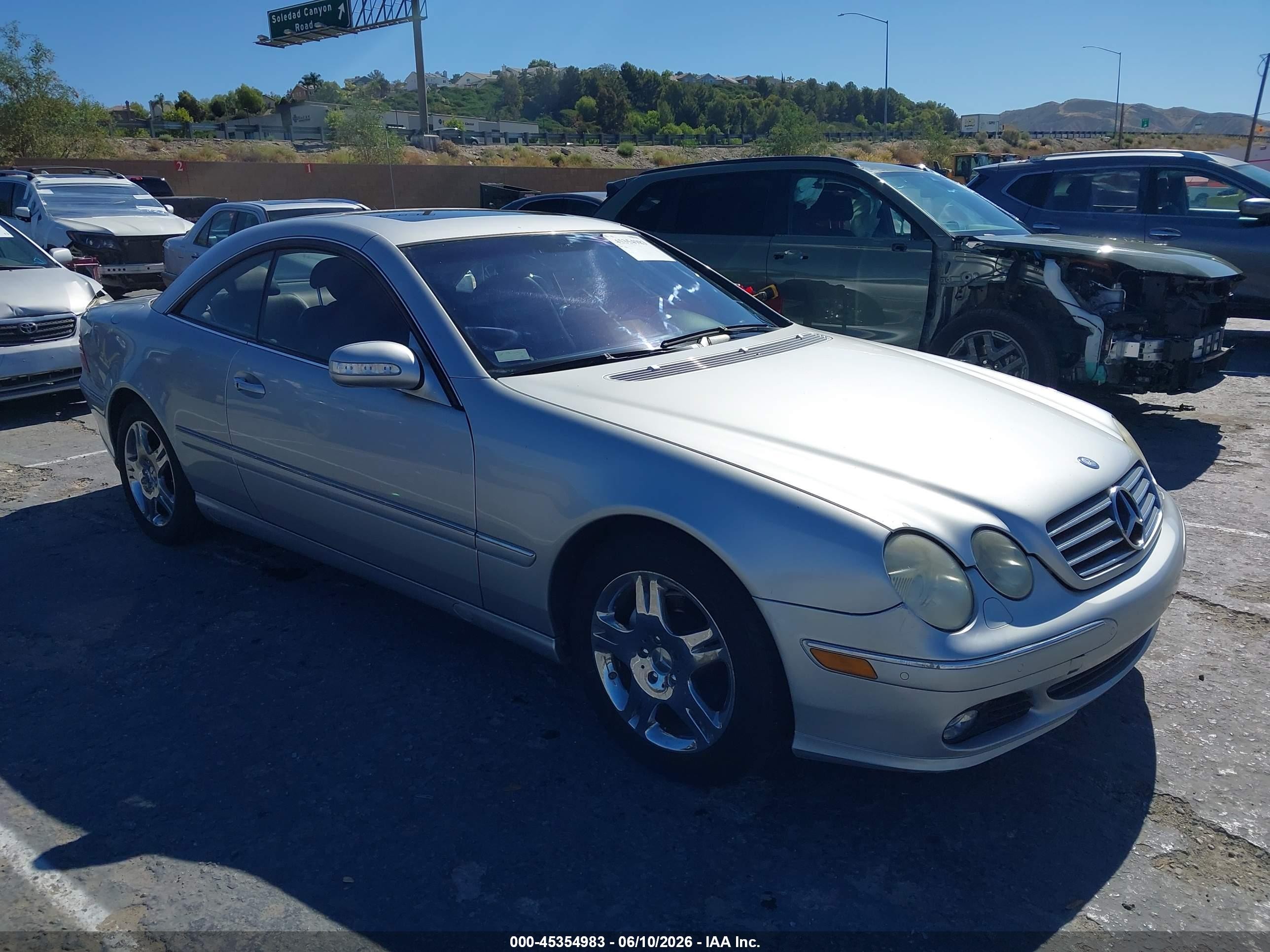 2004 Mercedes-Benz CL 500/600, VIN WDBPJ75J34A038584 — Rear end