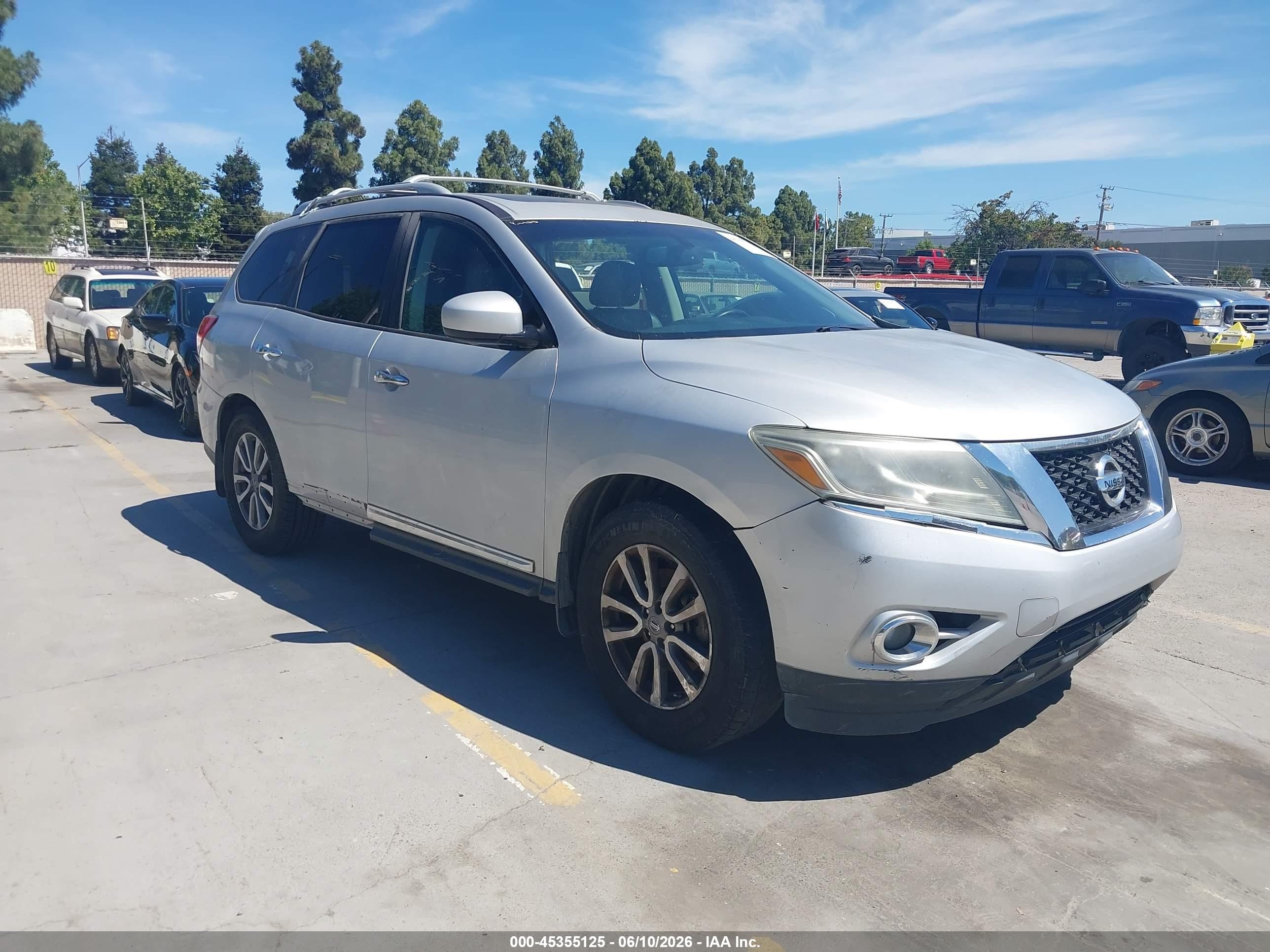 2013 Nissan Pathfinder SV, VIN 5N1AR2MMXDC604772 — Обычный износ