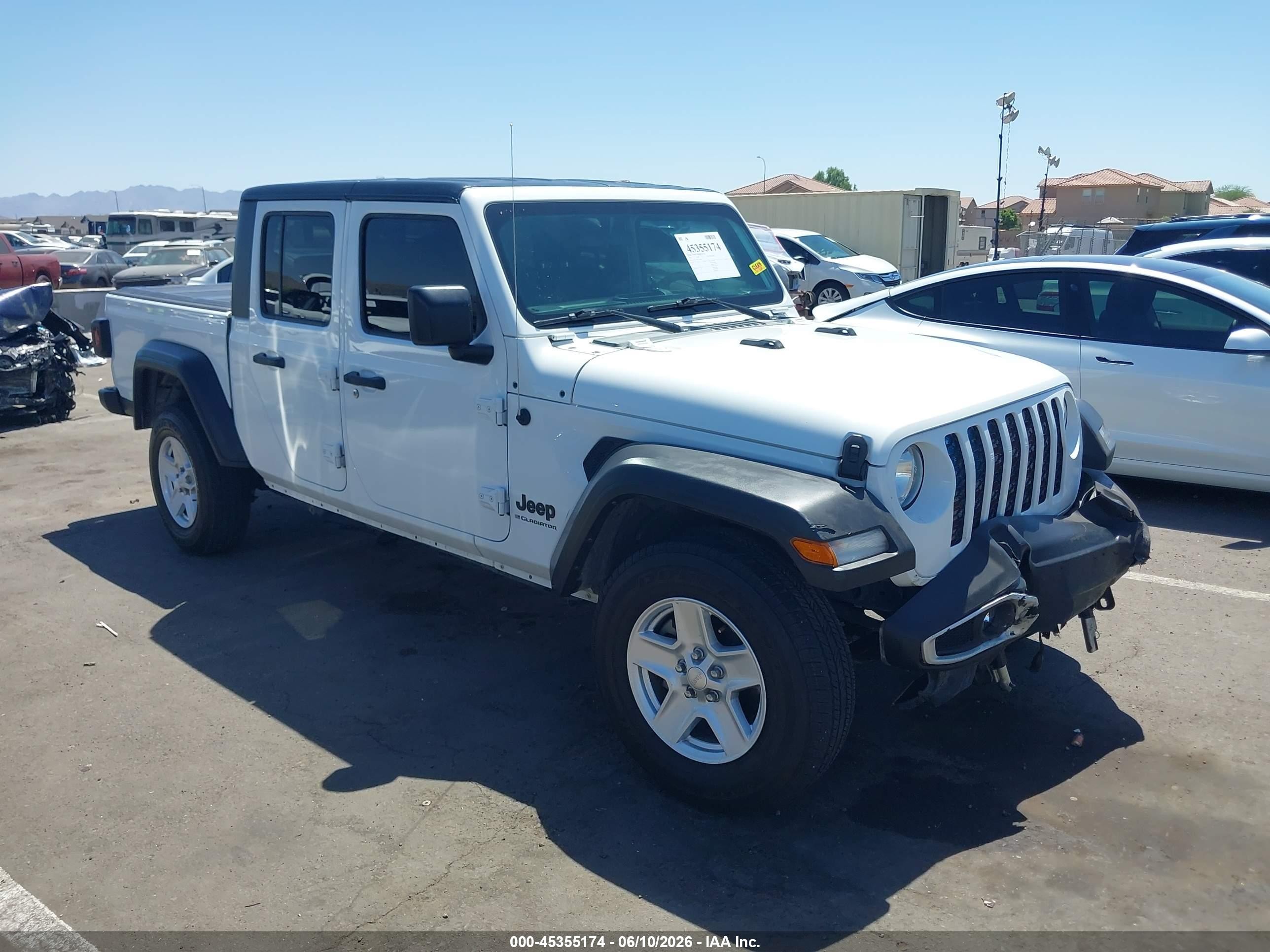 2023 Jeep Gladiator Willys, VIN 1C6HJTAG9PL523840 — Front end