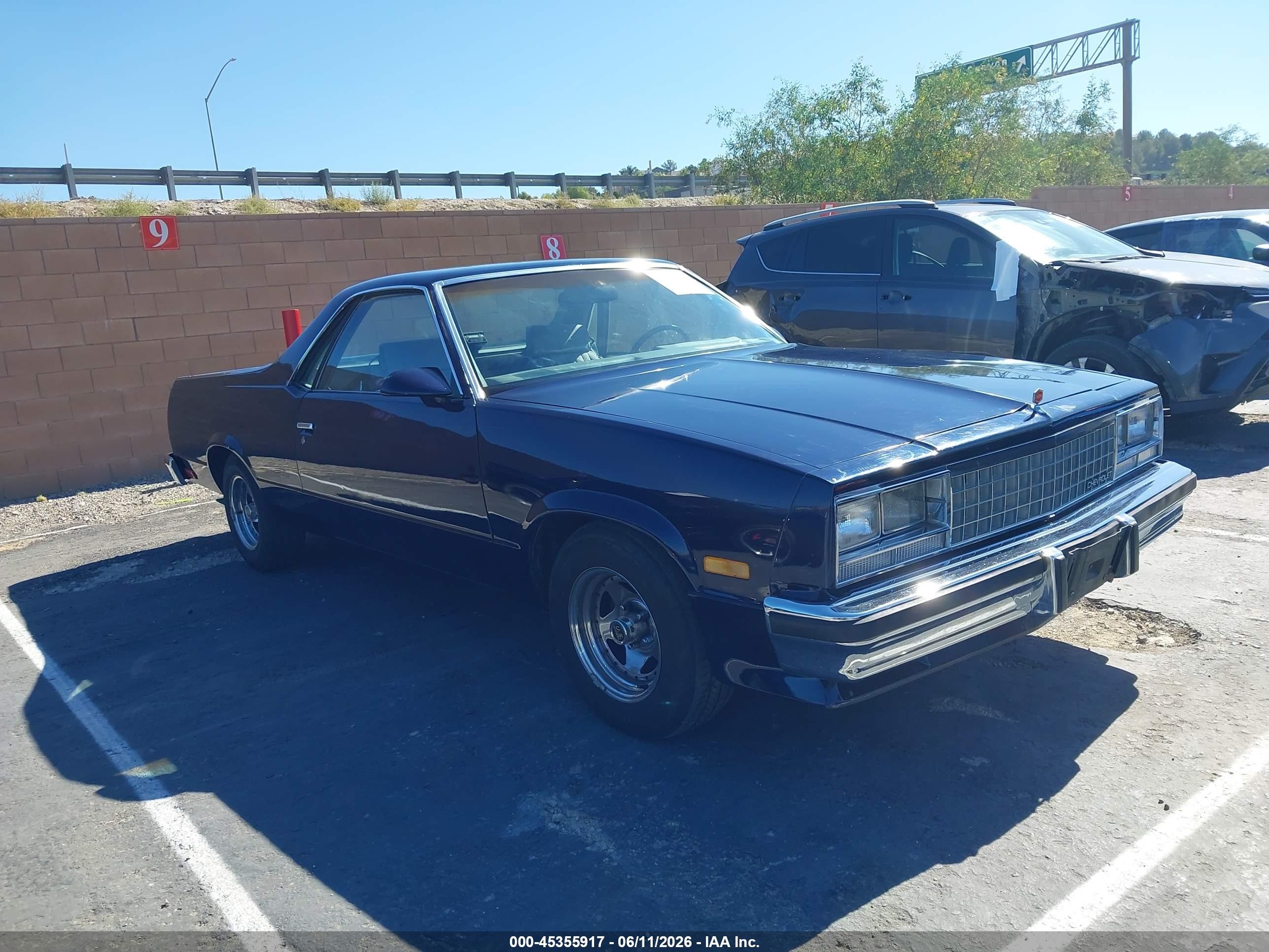 1986 Chevrolet El Camino SS, VIN 3GCCW80H8GS910949 — Rear end