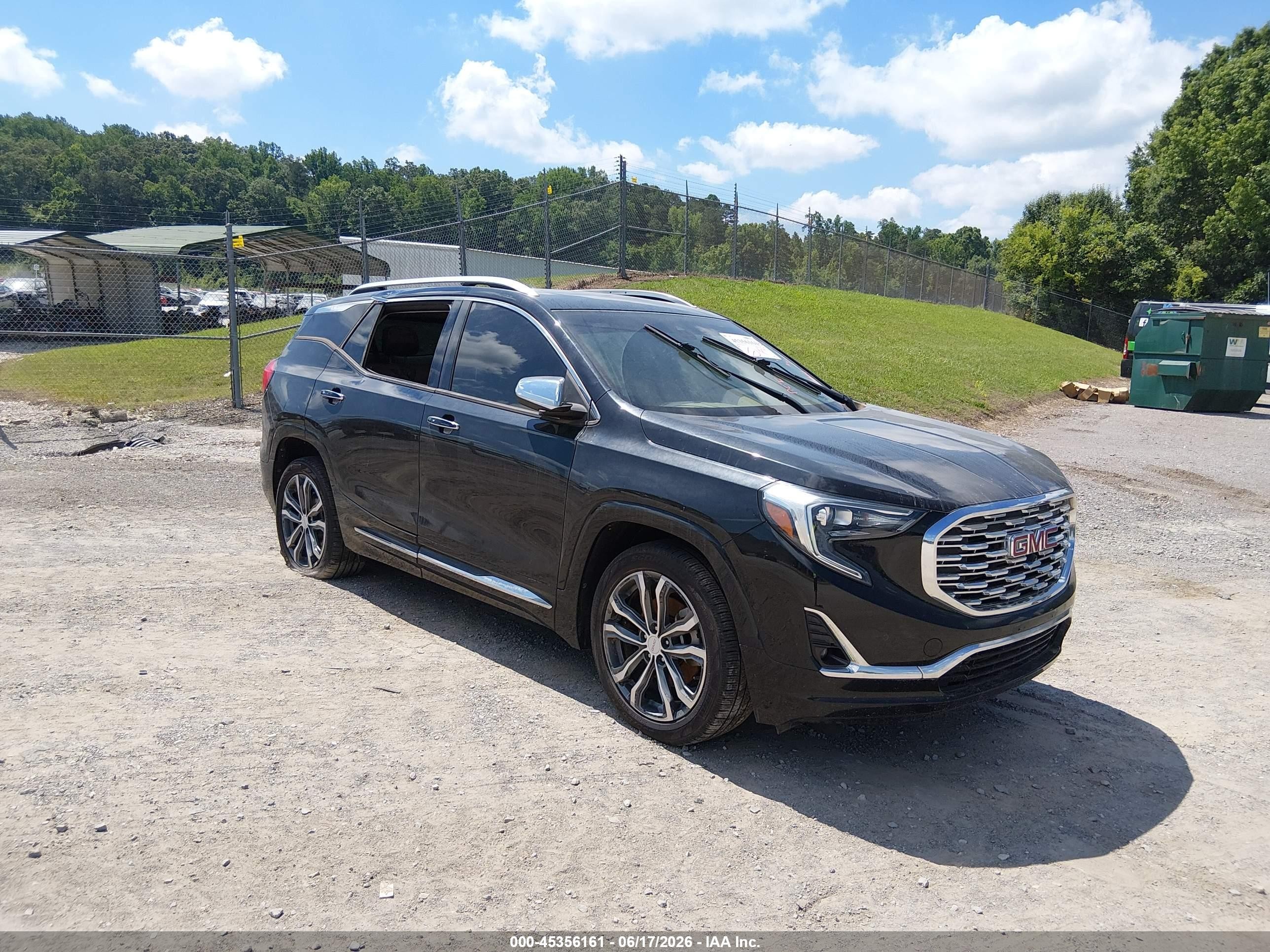 2018 GMC Terrain Denali, VIN 3GKALSEX9JL160576 — Fresh water flood